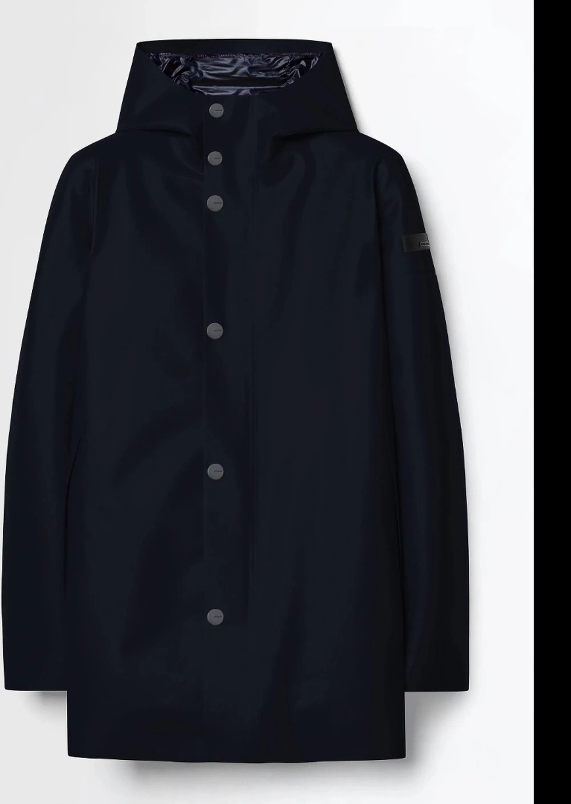 Rrd B'Double Rubber Floating Parka' Blue Black W26012 190430
