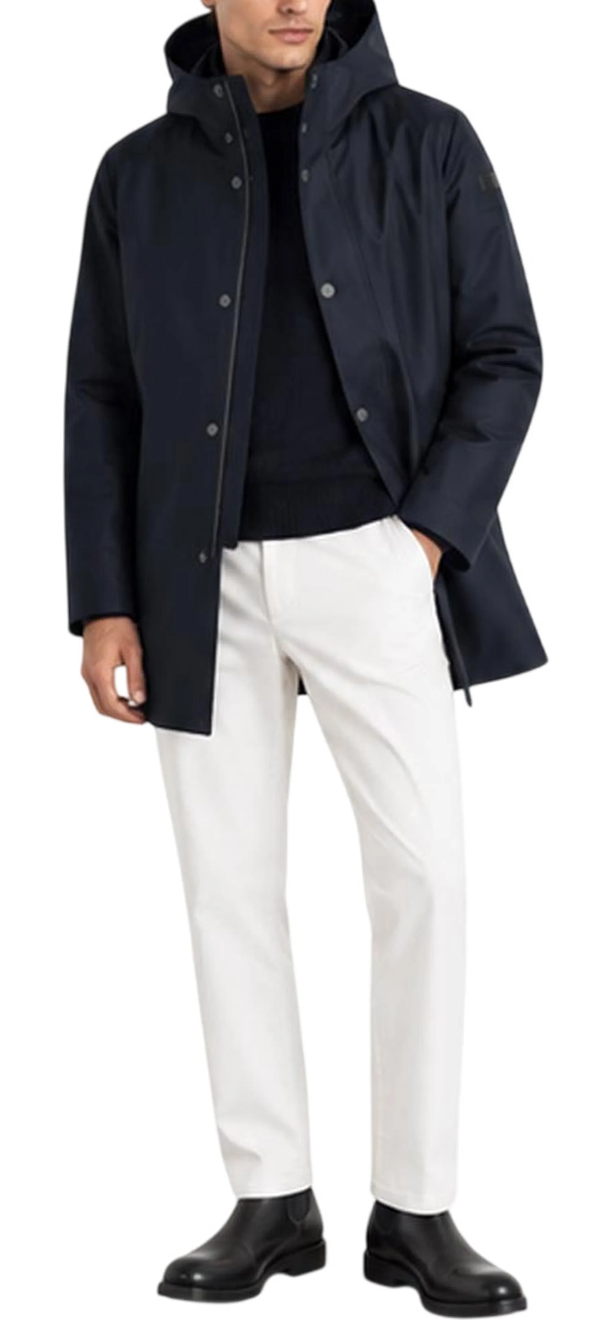 Rrd Parka Double Rubber Floating Blue Black W26012 193430