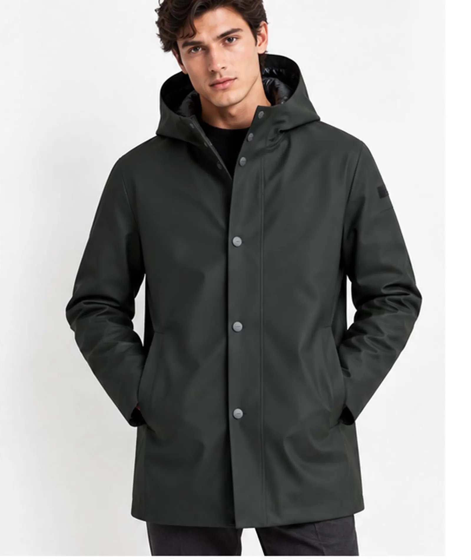 Rrd Parka Double Rubber Floating Forest Green W26012 190431