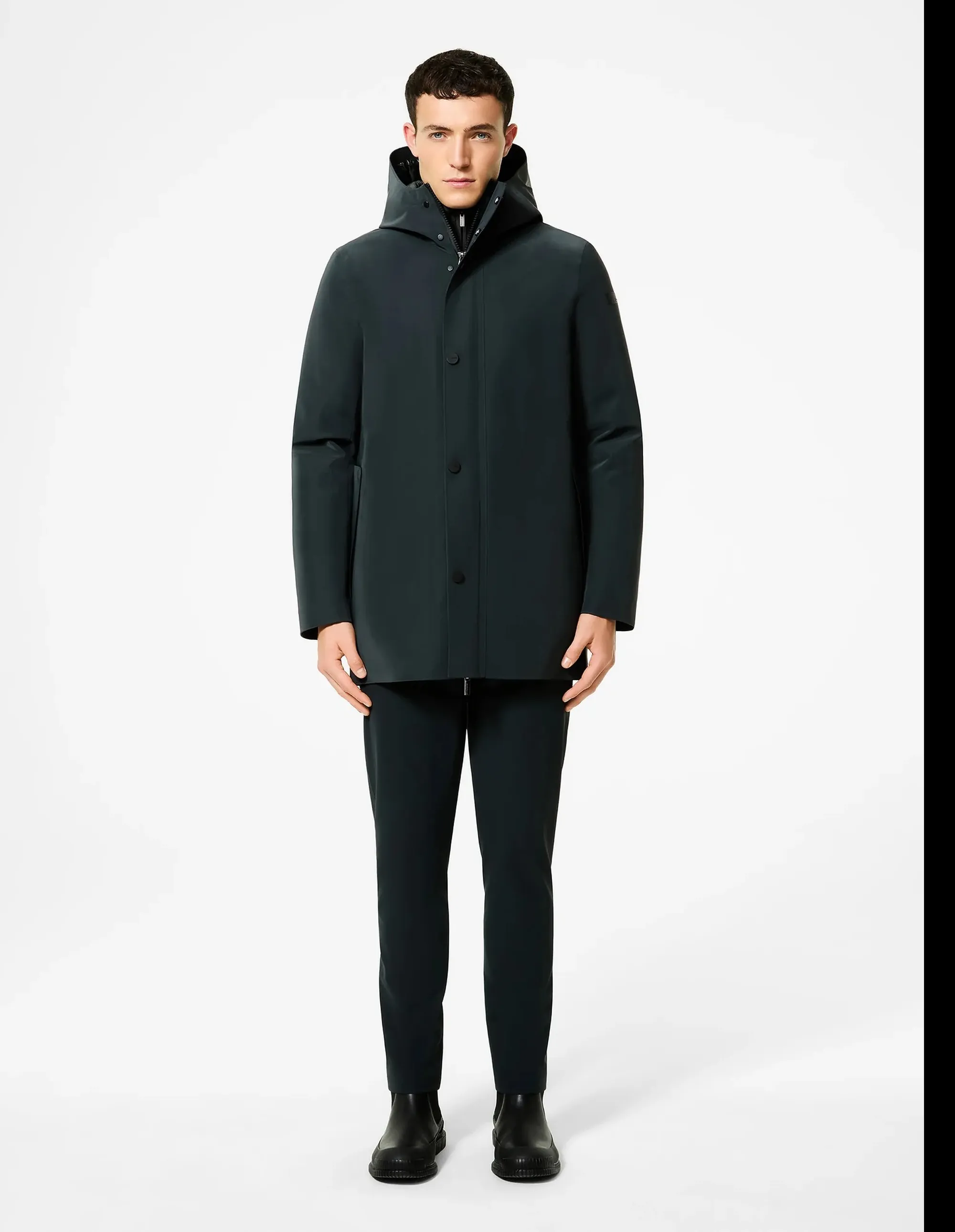 Rrd B'Double Silicon Floating Parka' Lead W25012 157236