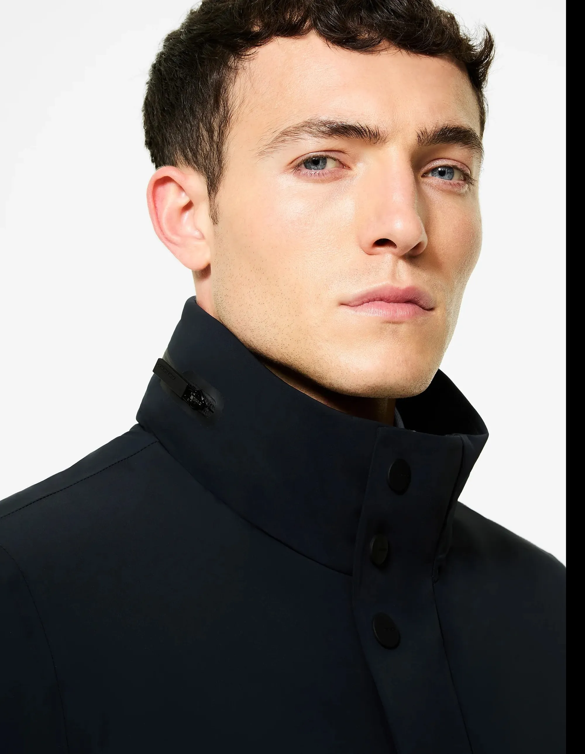 Rrd B'Parka Montecristo Floating Raincoat' Blue Black W25060 157206