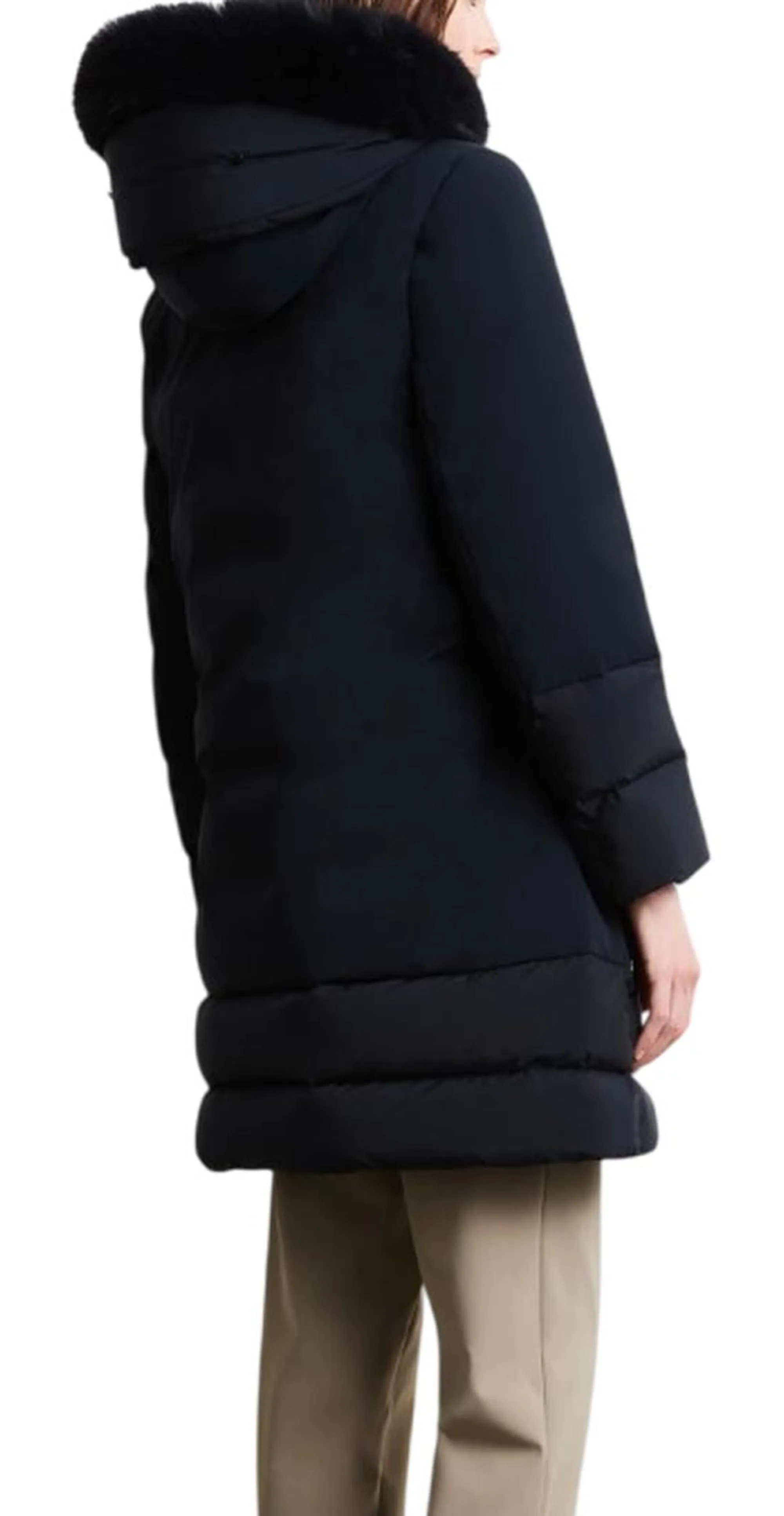 Rrd Parka Montecristo Hybrid Long Fur Blue Black W26507F 198766