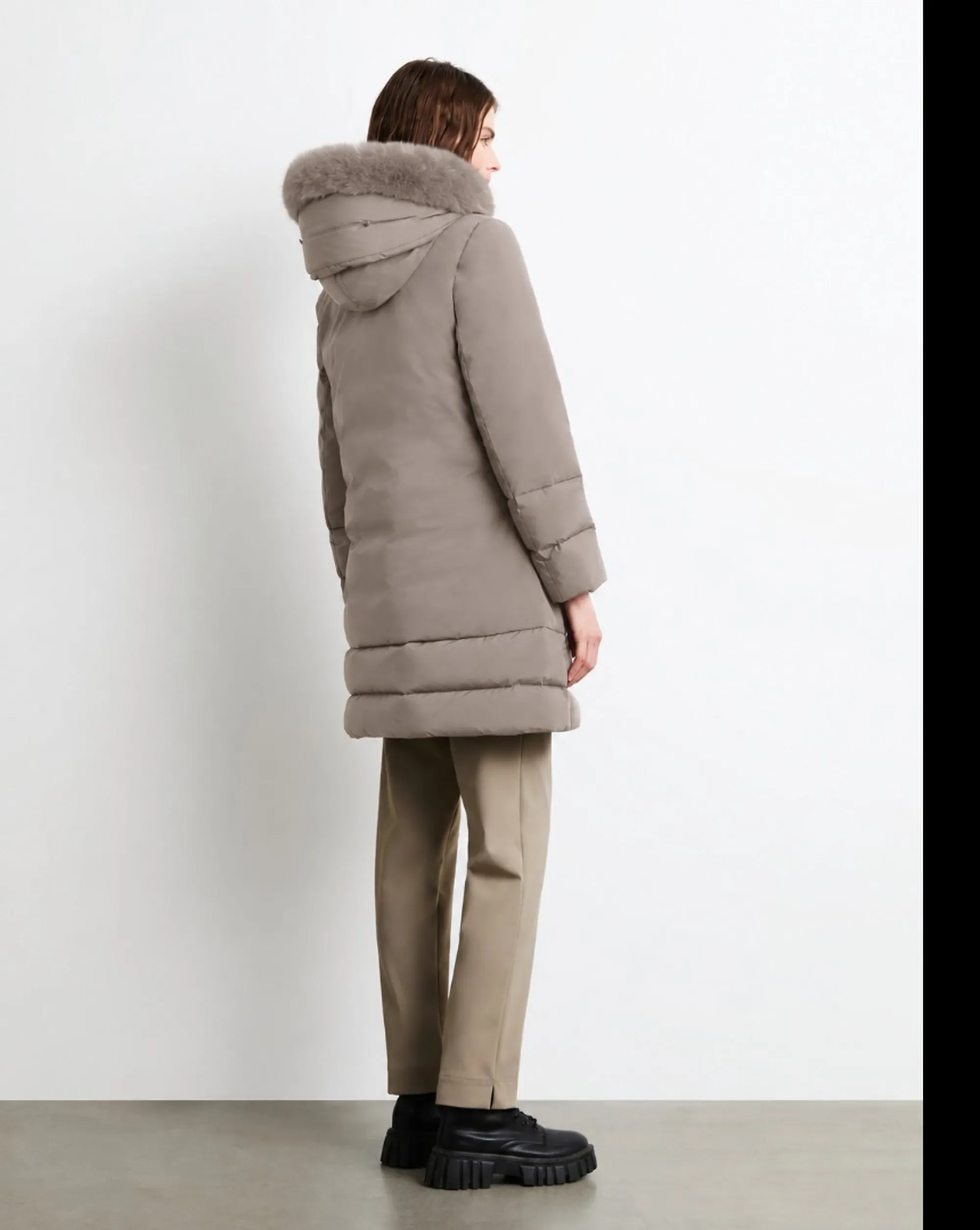 Rrd B'Parka Montecristo Hybrid Long Fur' White Sand W26507F 198586