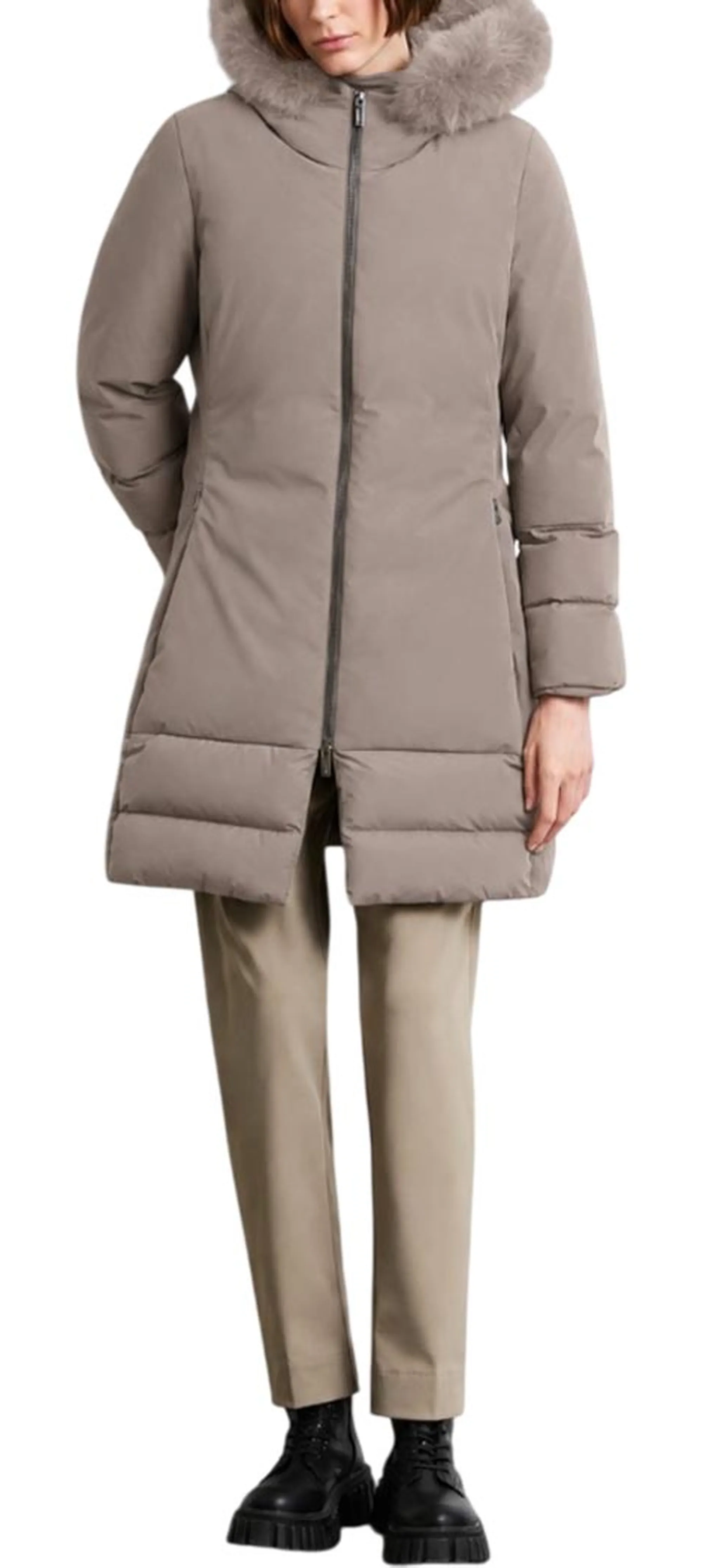 Rrd Parka Montecristo Hybrid Long Fur White Sand W26507F 198768