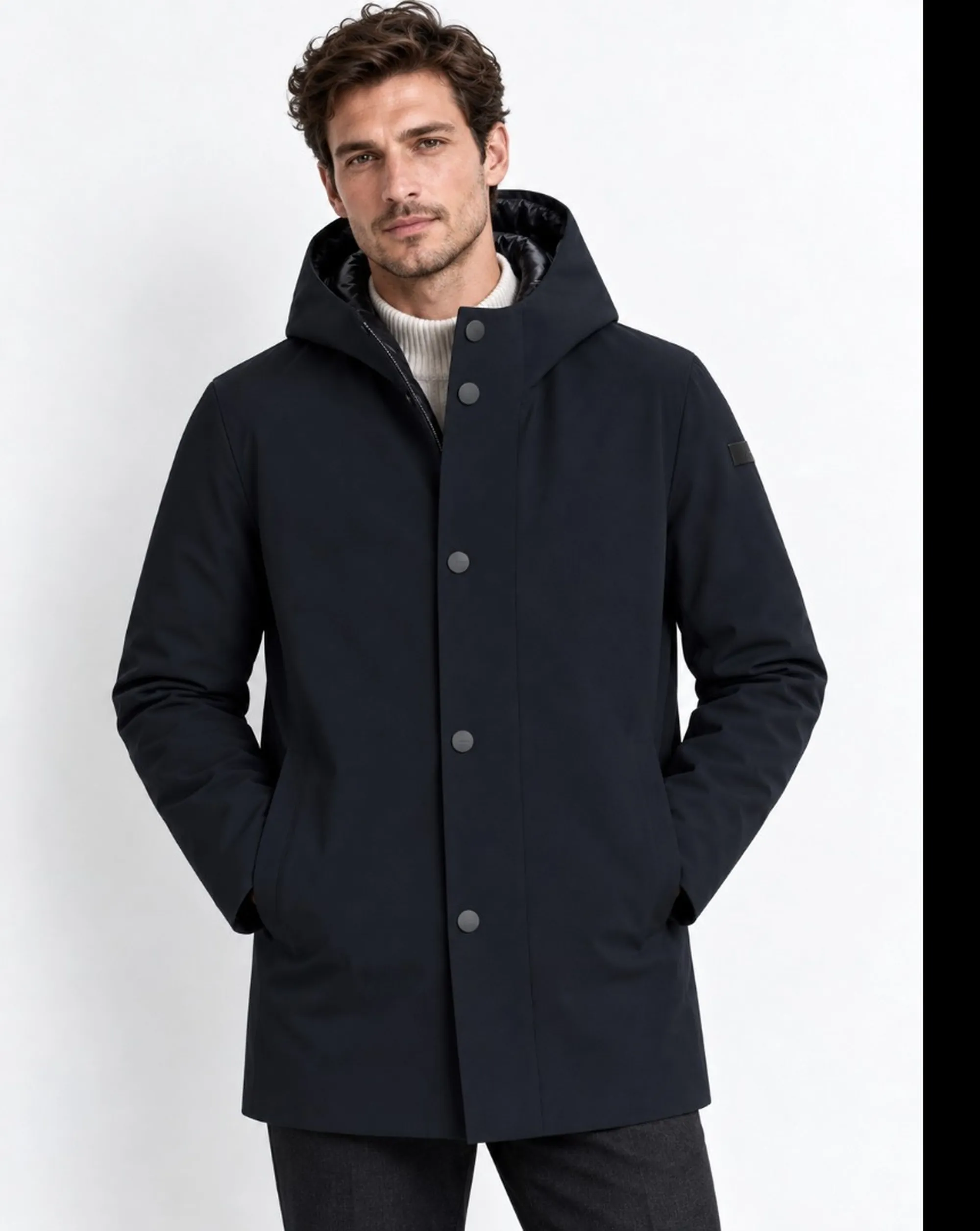 Rrd B'Surflex Winter Down Under Floating Parka' Blue Black W26011 190421