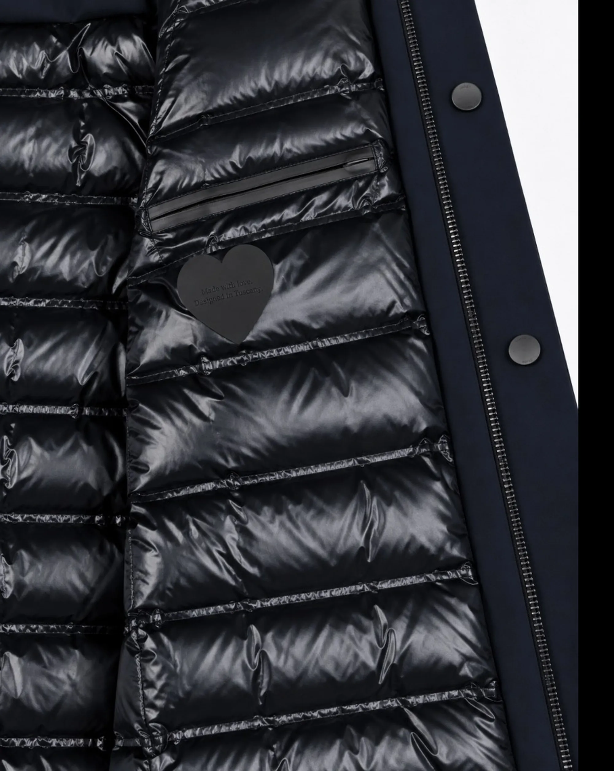 Rrd B'Surflex Winter Down Under Floating Parka' Blue Black W26011 190422