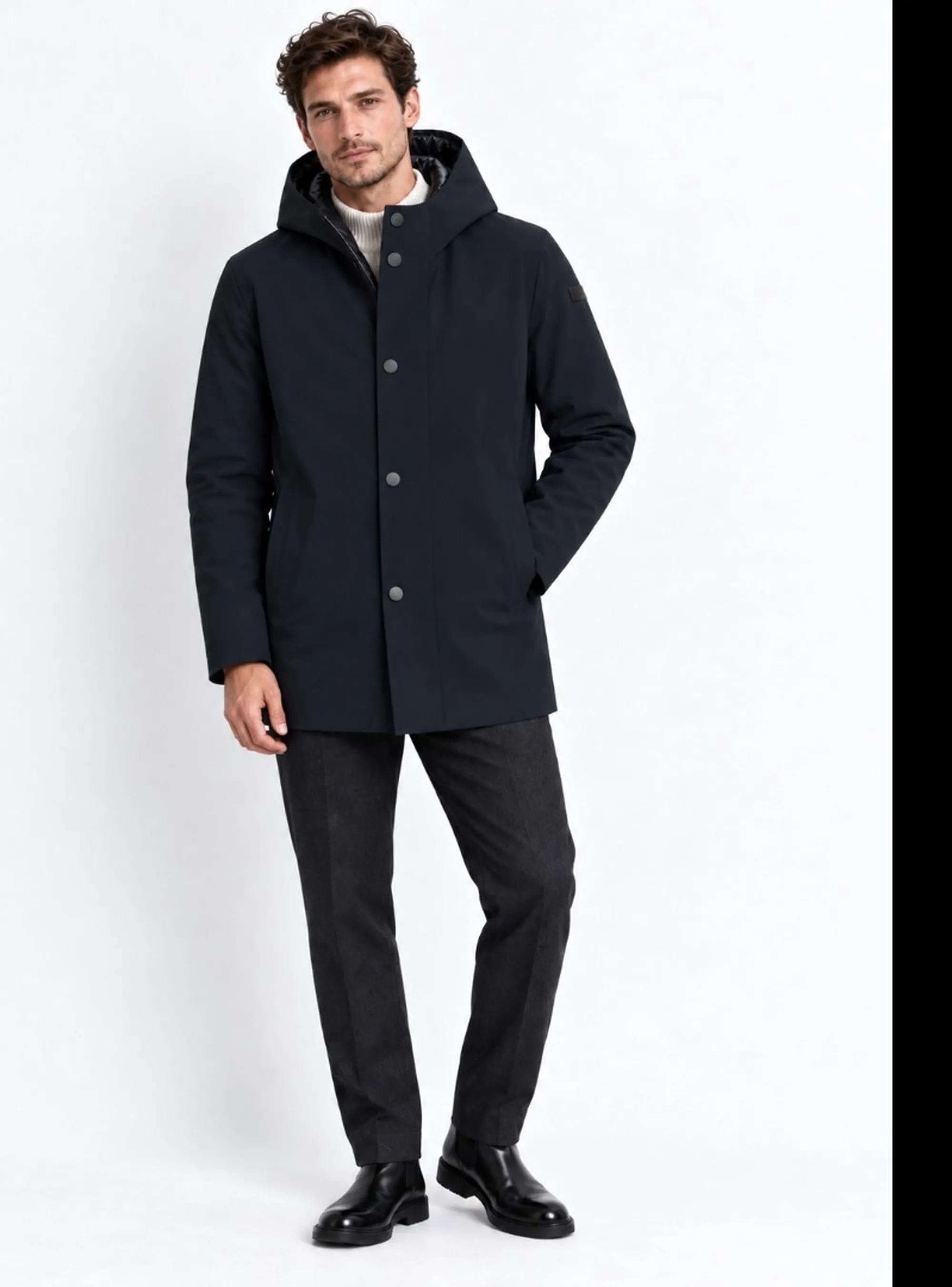 Rrd B'Surflex Winter Down Under Floating Parka' Blue Black W26011 190423