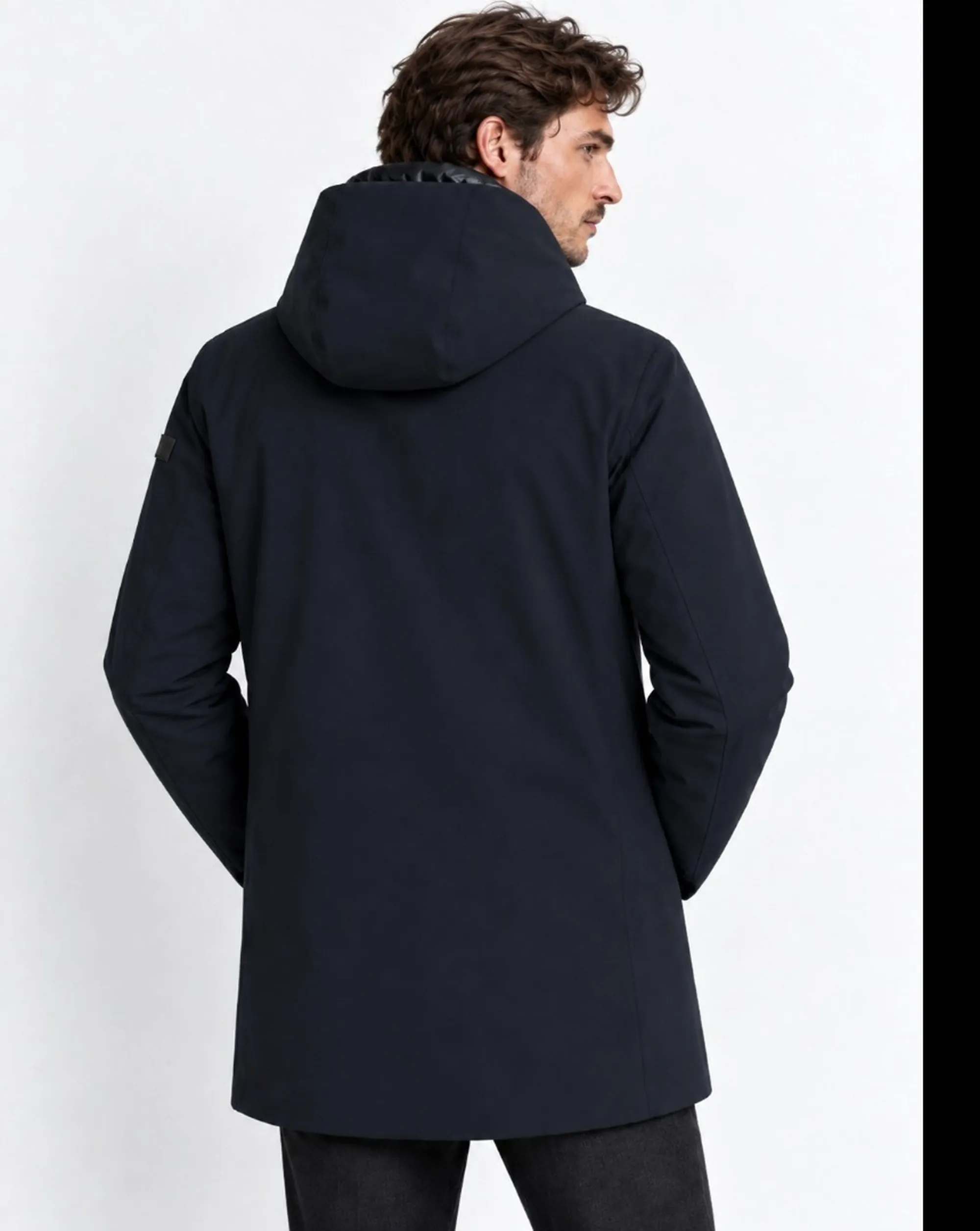 Rrd B'Surflex Winter Down Under Floating Parka' Blue Black W26011 190424