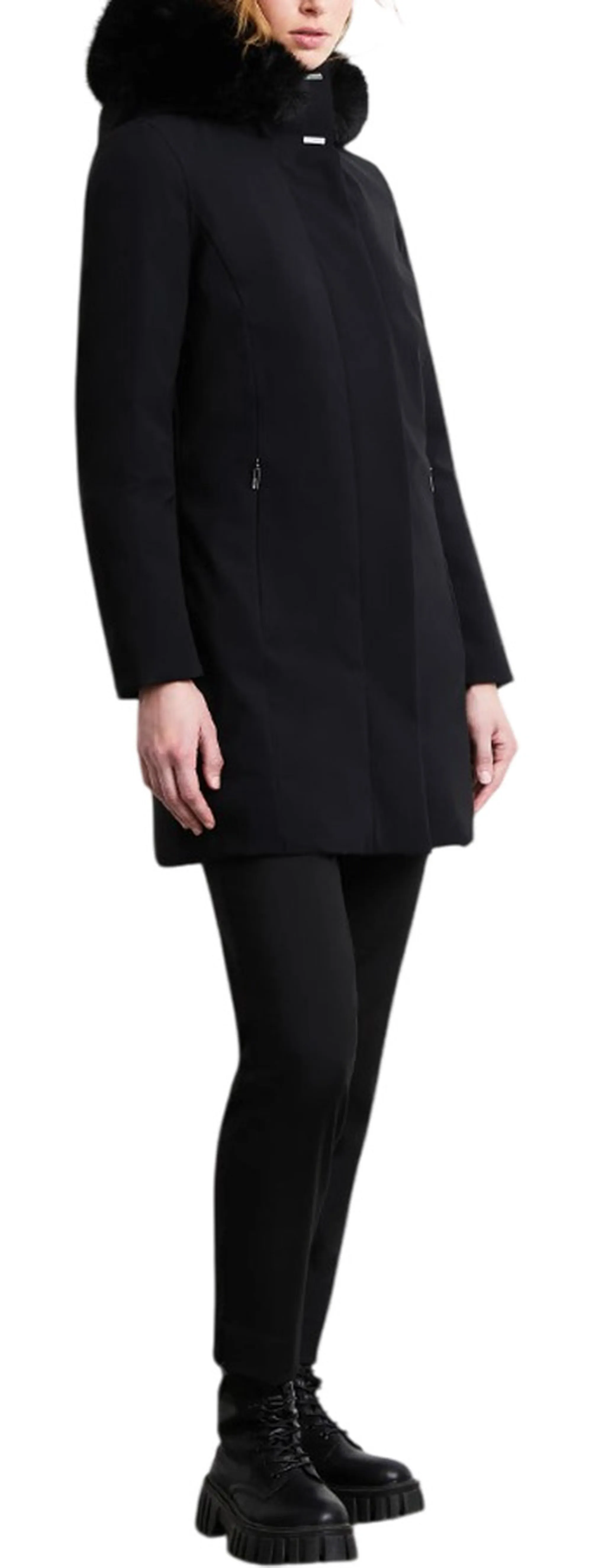 Rrd Parka Surflex Winter Long Fur Nero W26502F 190605