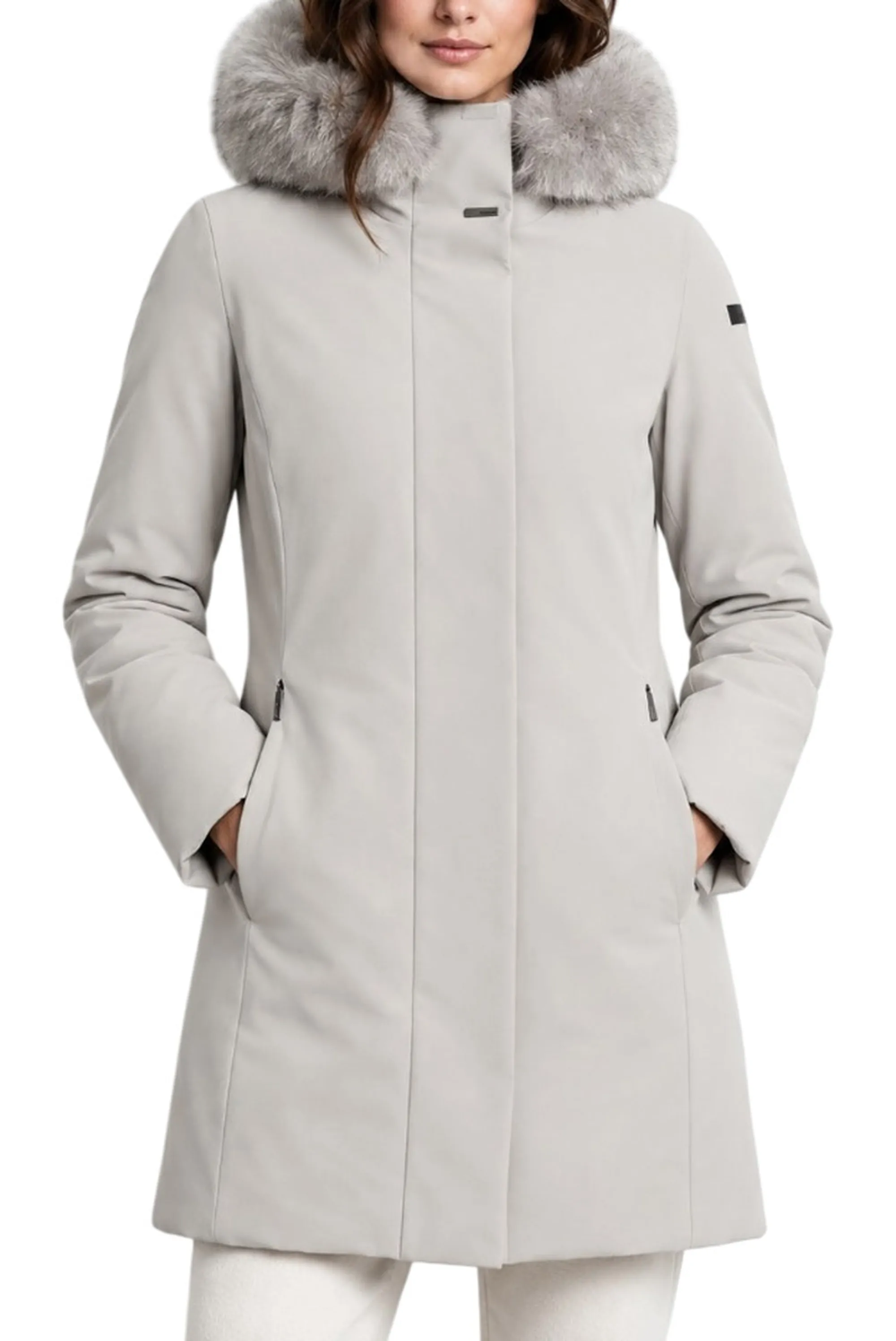 Rrd Parka Surflex Winter Long Fur White Sand W26502F 190595