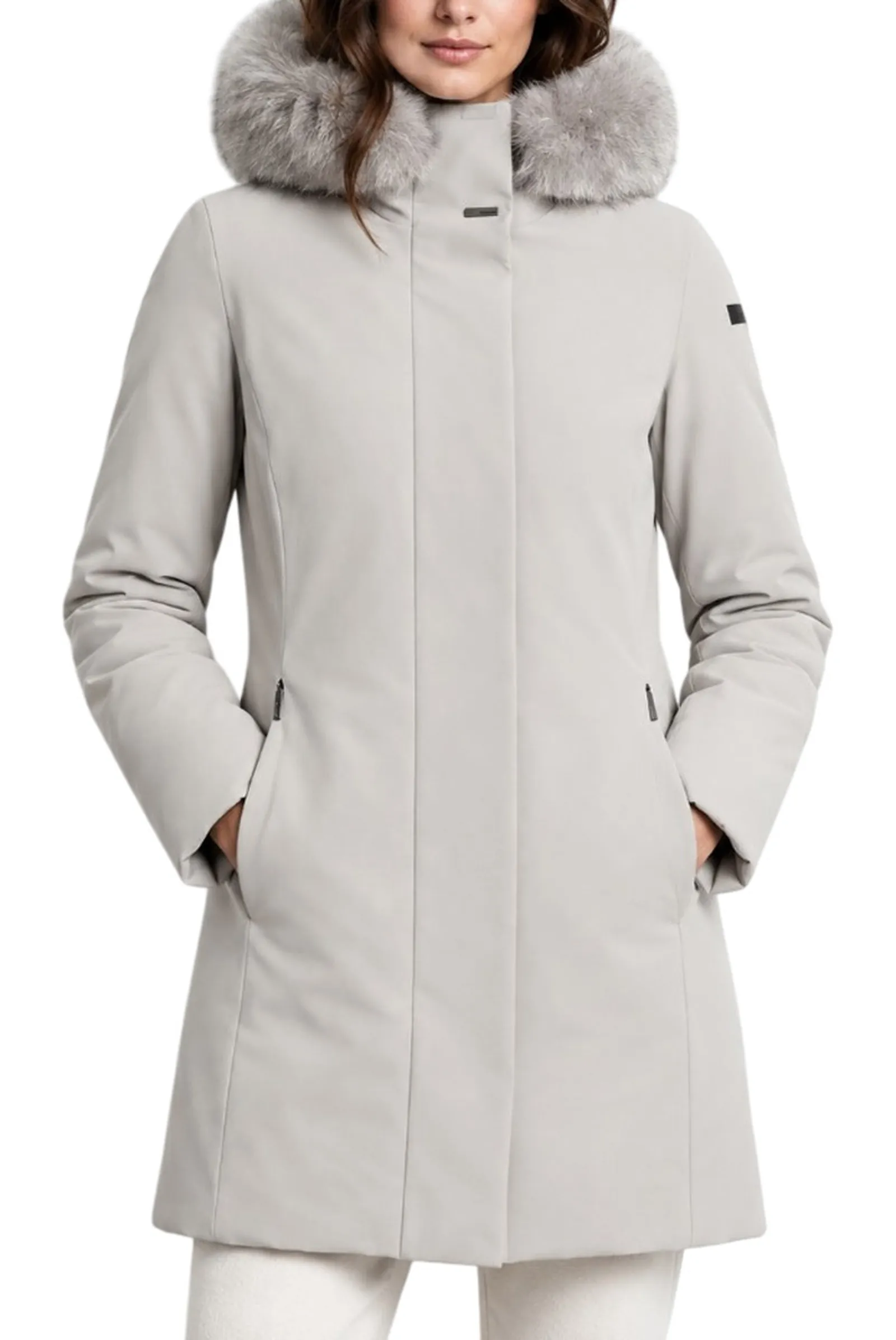 Rrd Parka Surflex Winter Long Fur White Sand W26502F 190595