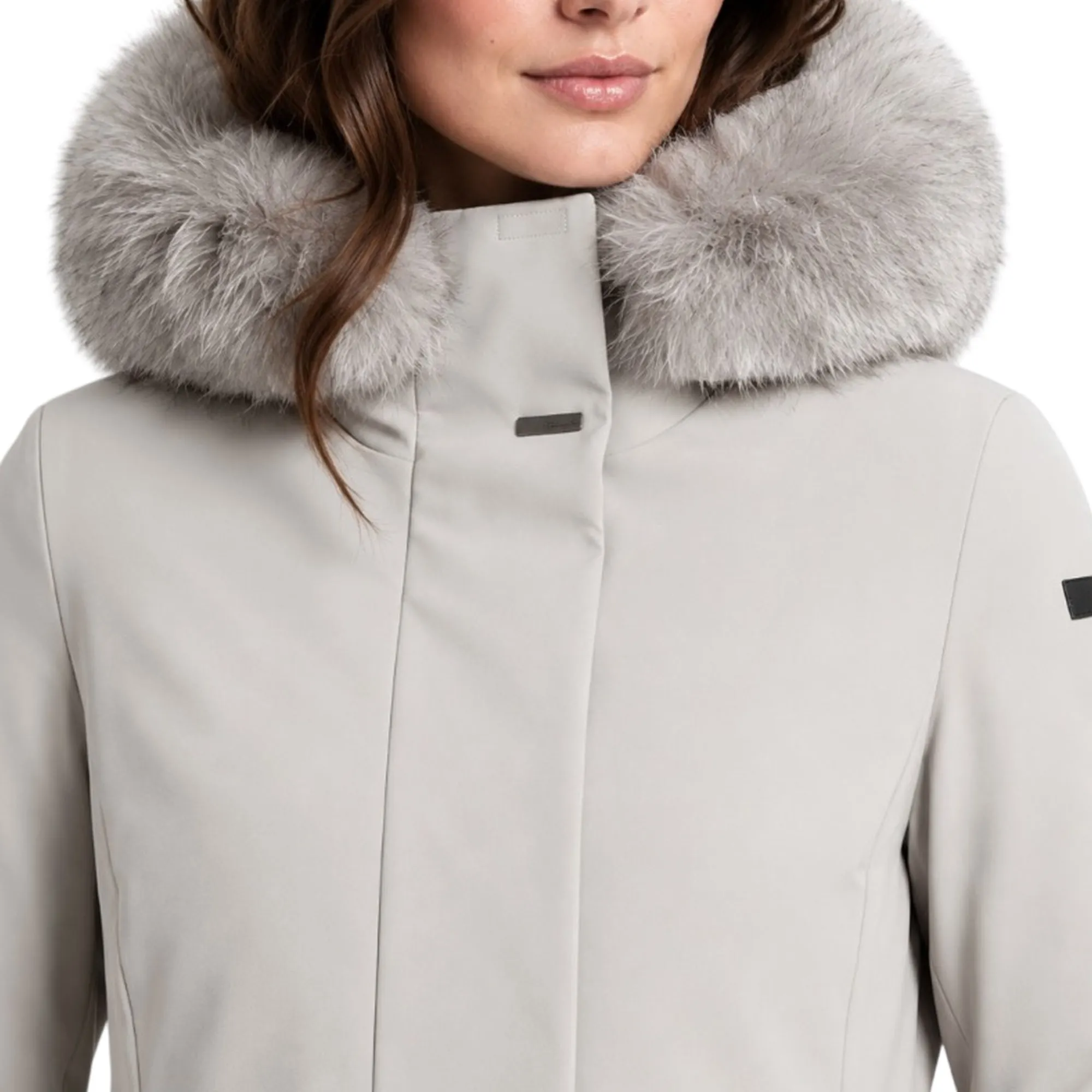 Rrd Parka Surflex Winter Long Fur White Sand W26502F 190598
