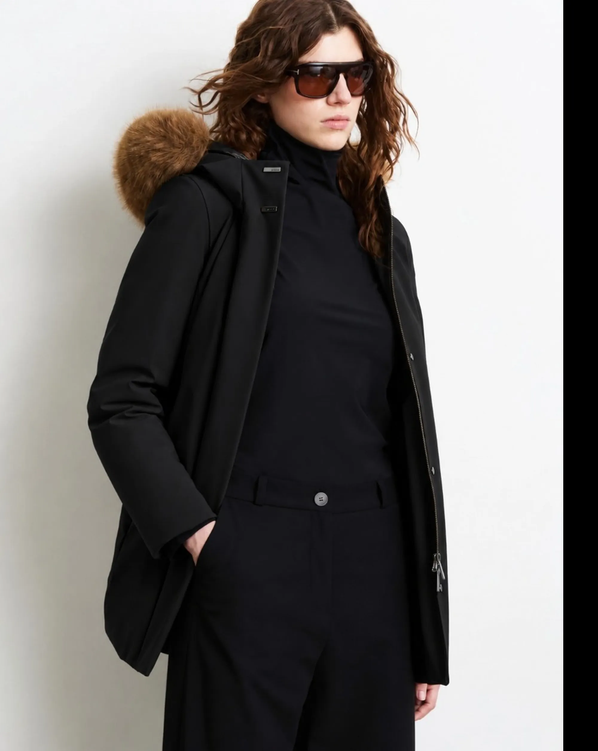 Rrd B'Parka Surflex Winter Mdm Fur' Black W26505F 200408