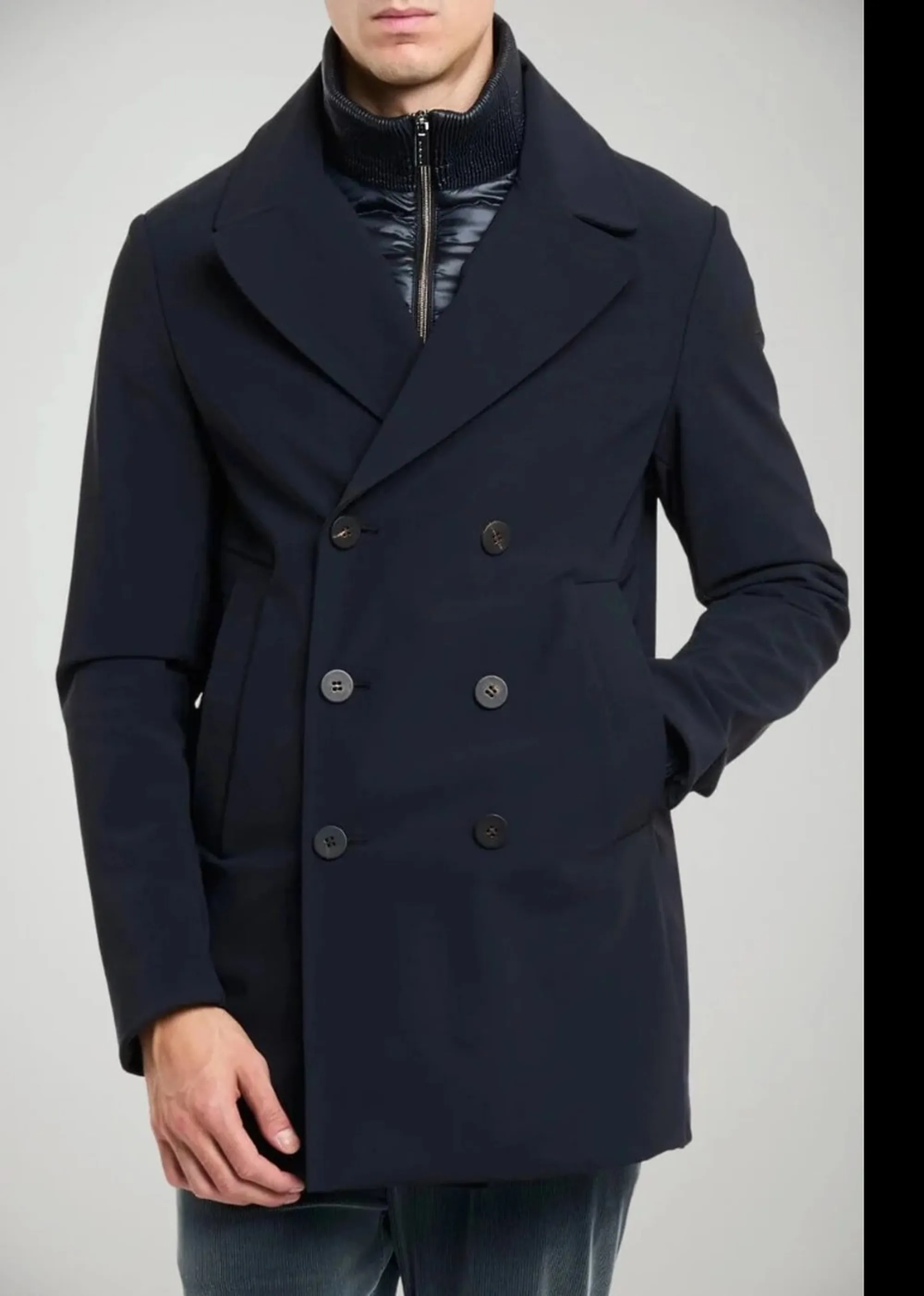 Rrd B'Surflex Soft Touch Thermo Trench' Blue Black W26046 190492