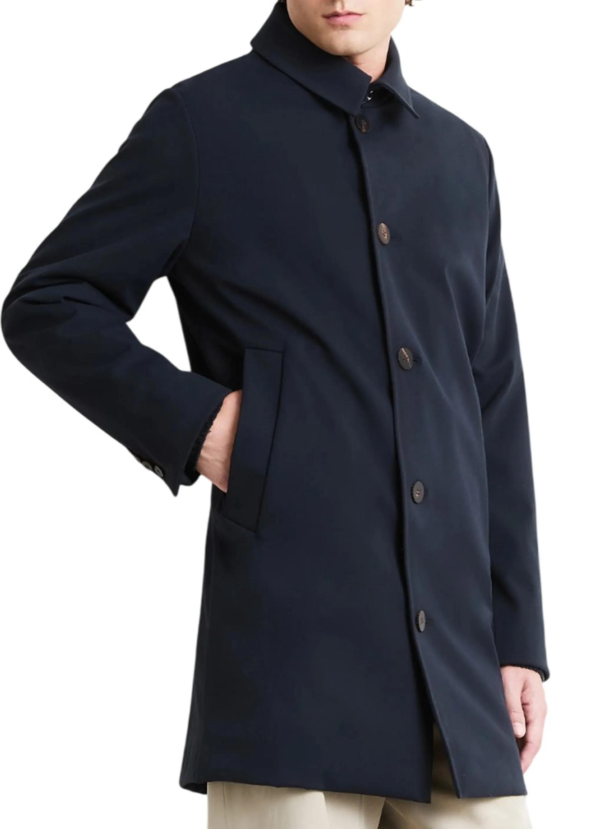 Rrd Trench Winter Soft Touch Thermo Blue Black W26043 193568