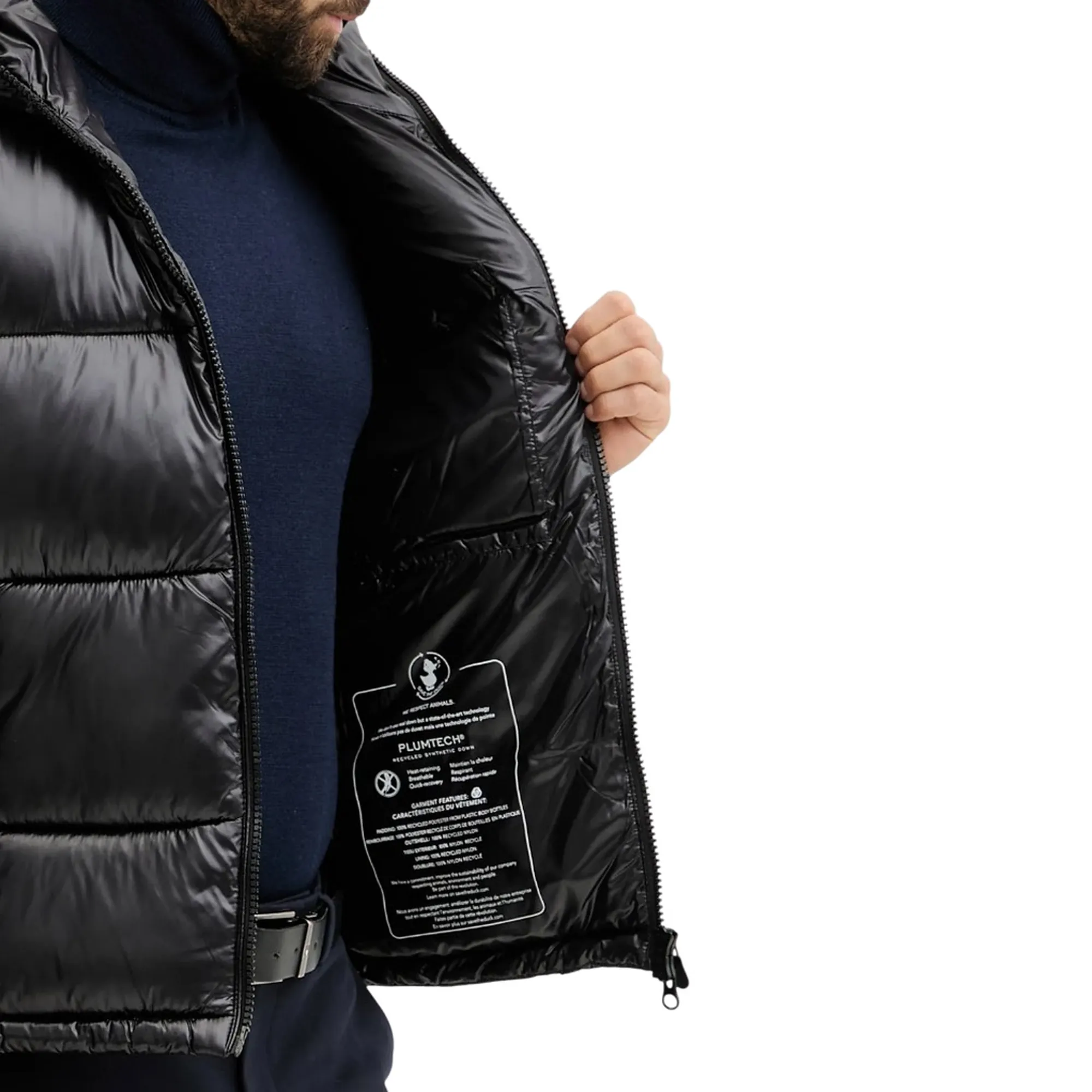 Save The Duck B'Gilet Dexter' Black D80296Mlove21 166255