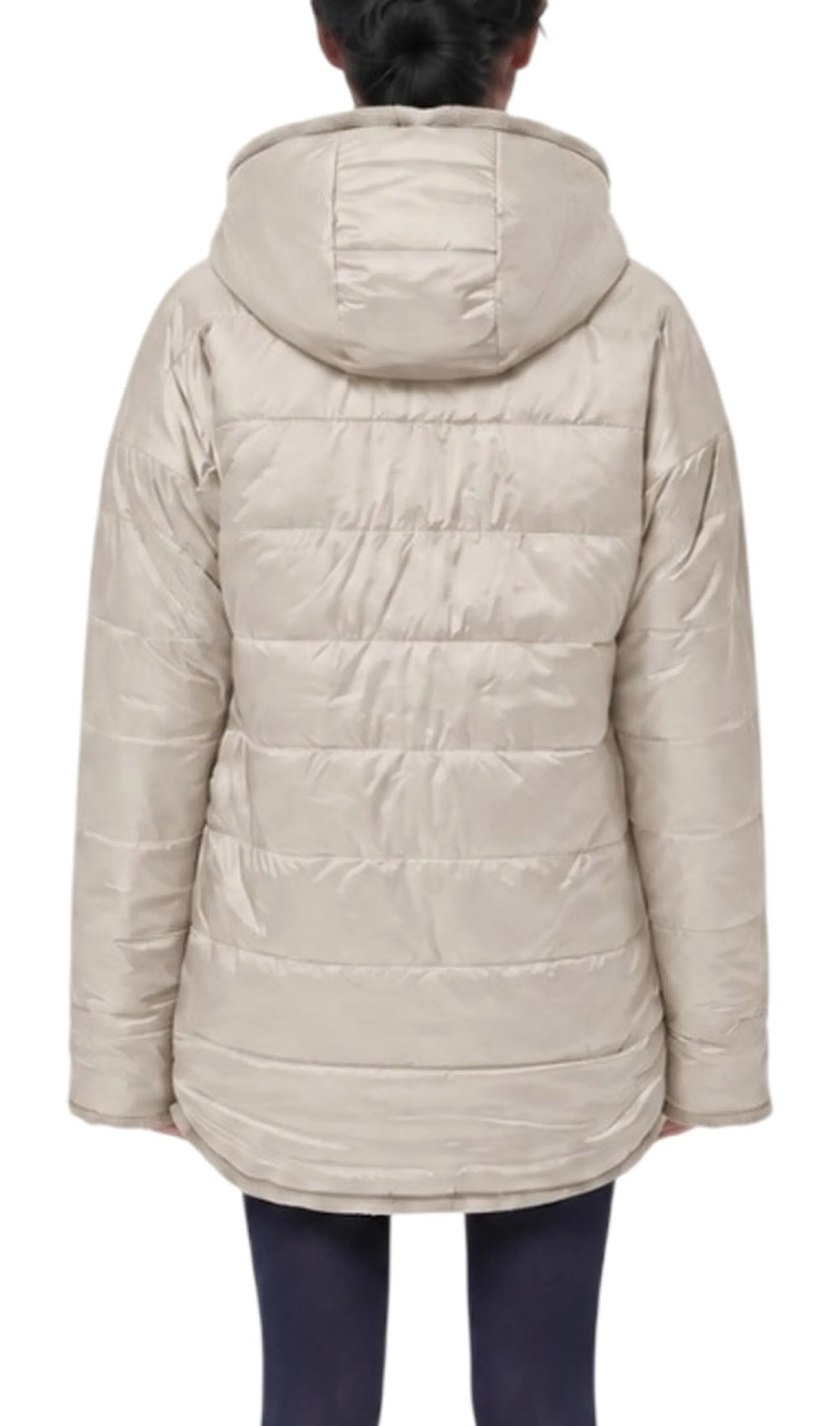 Save The Duck Giubbino Reversibile Davina Beige D31153Wfury23 198559