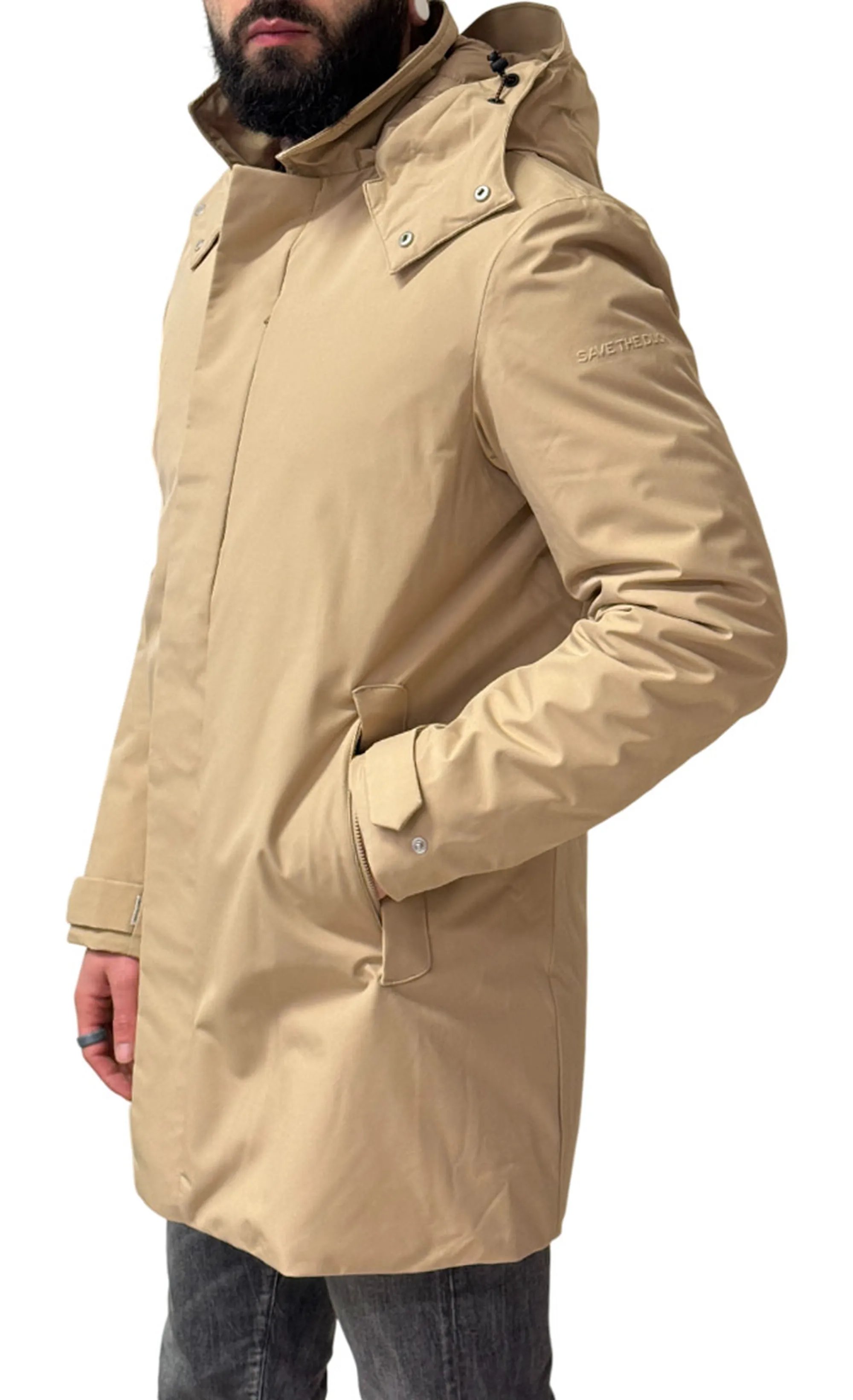 Save The Duck B'Parka Nestor' Beige D41584Mgrin21 167516