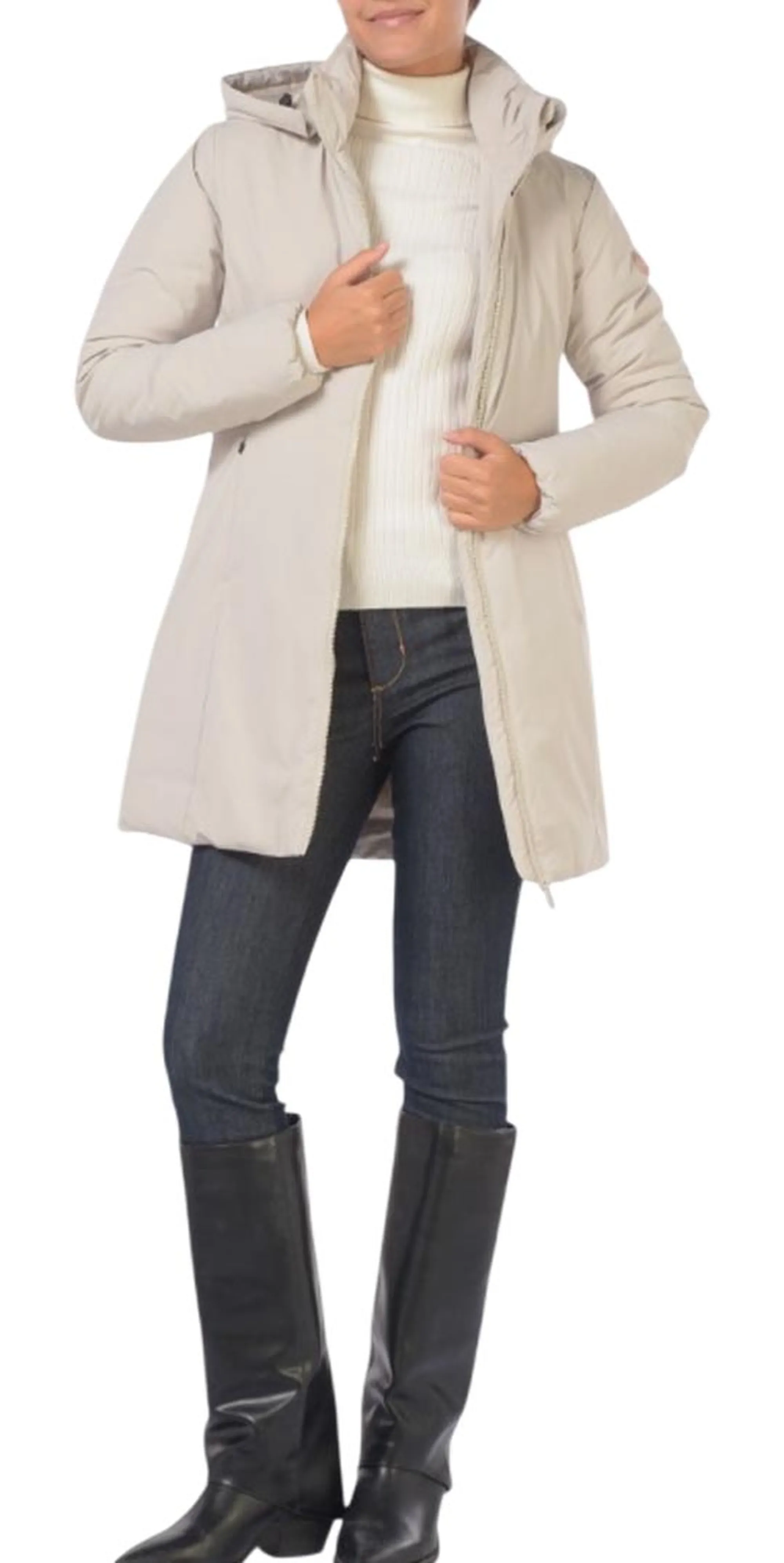 Save The Duck B'Rachel Parka' Beige D40060Wmatt21 196655