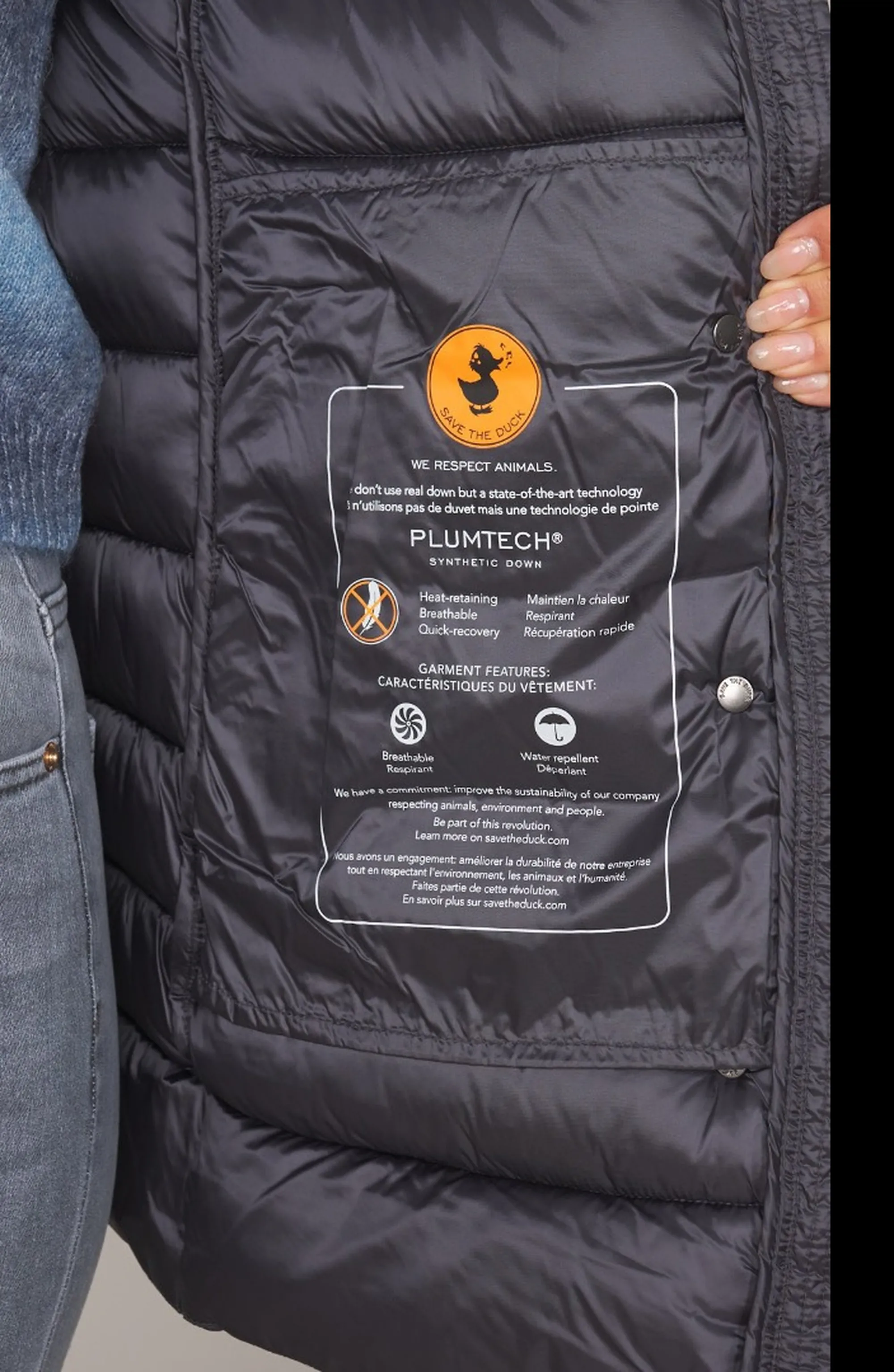 Save The Duck B'Drimia Down Jacket' Grey D41264Wiris21 166040