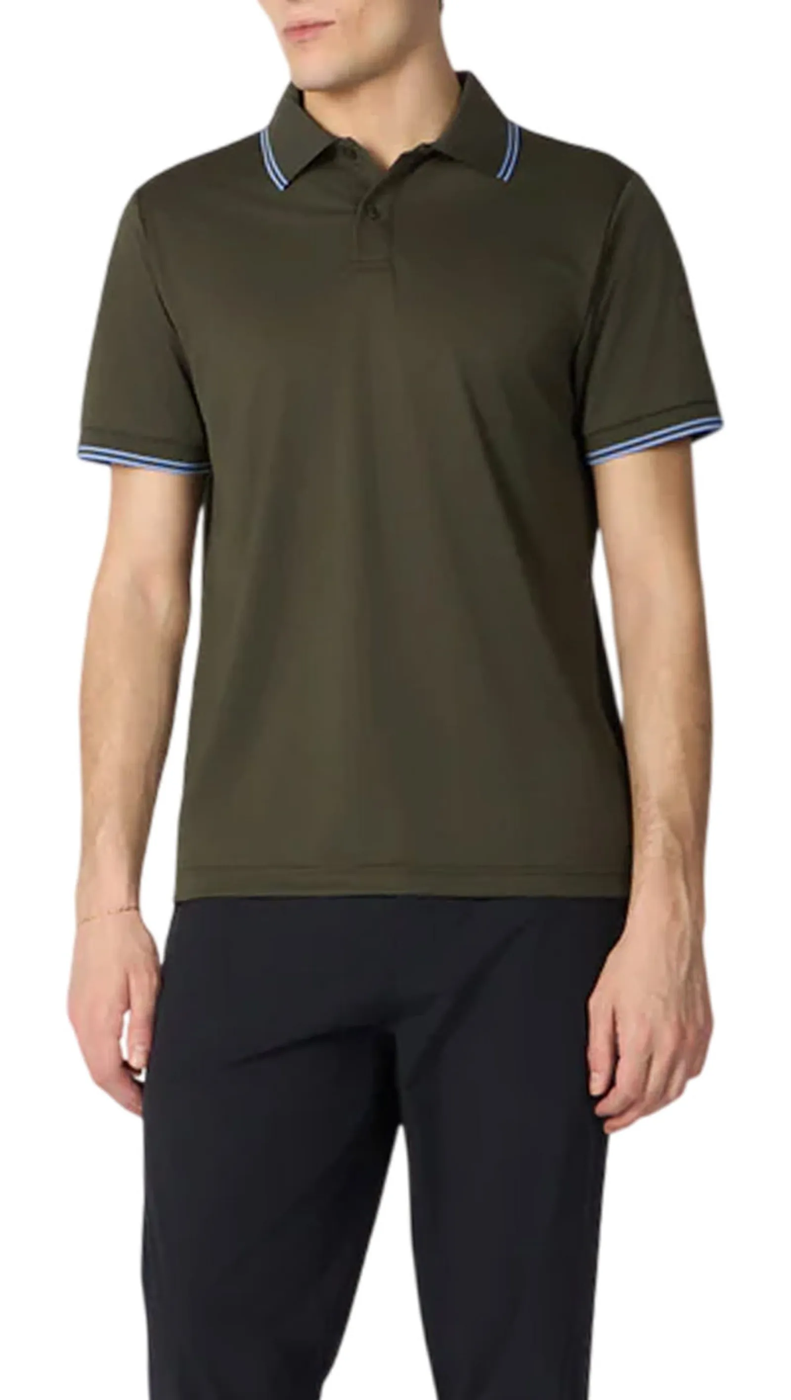 Save The Duck Polo Hari Verde Scuro Dr0136Mpiqu22 180270