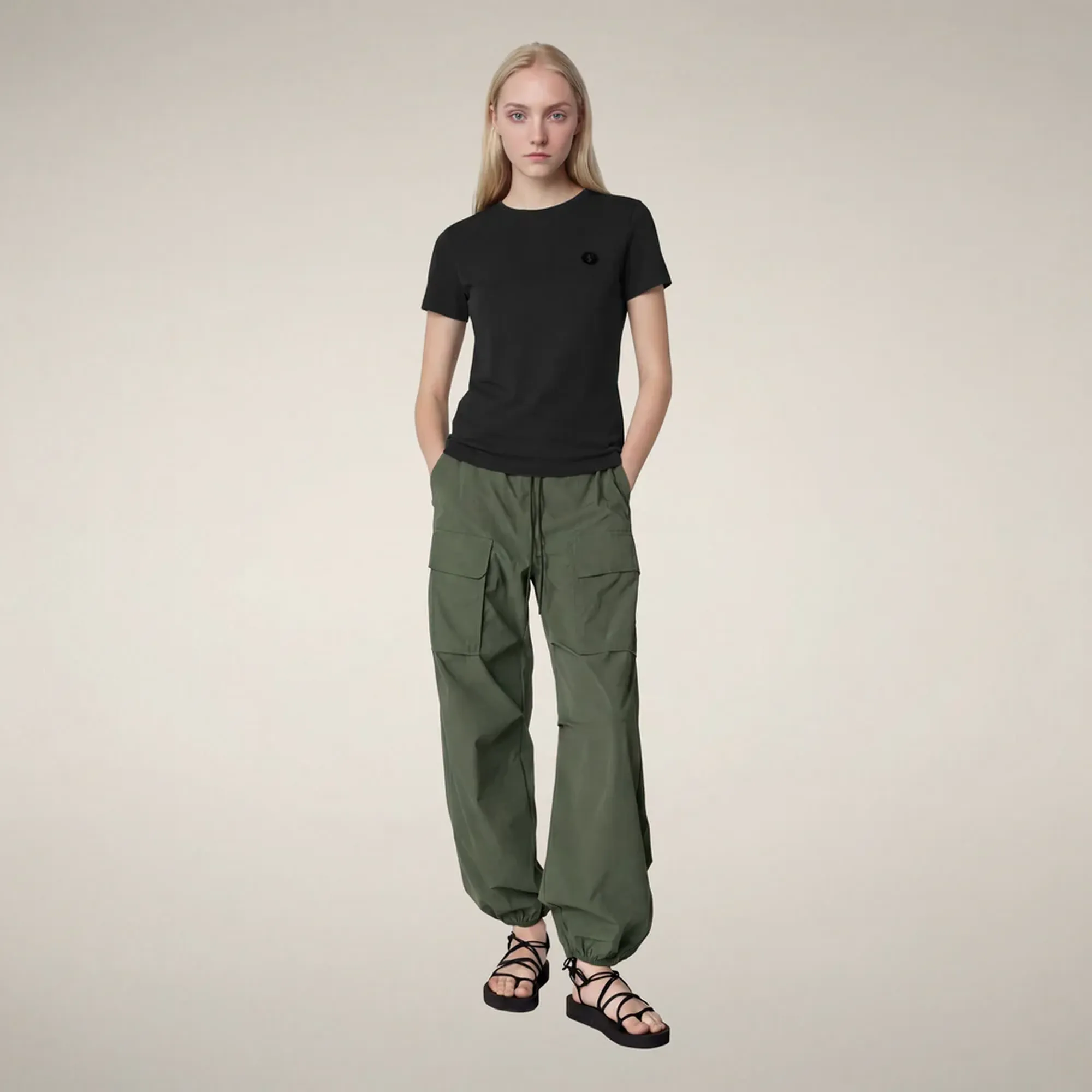 Save The Duck B'T-Shirt Annabeth' Black Dt1201Wbesy22 180318