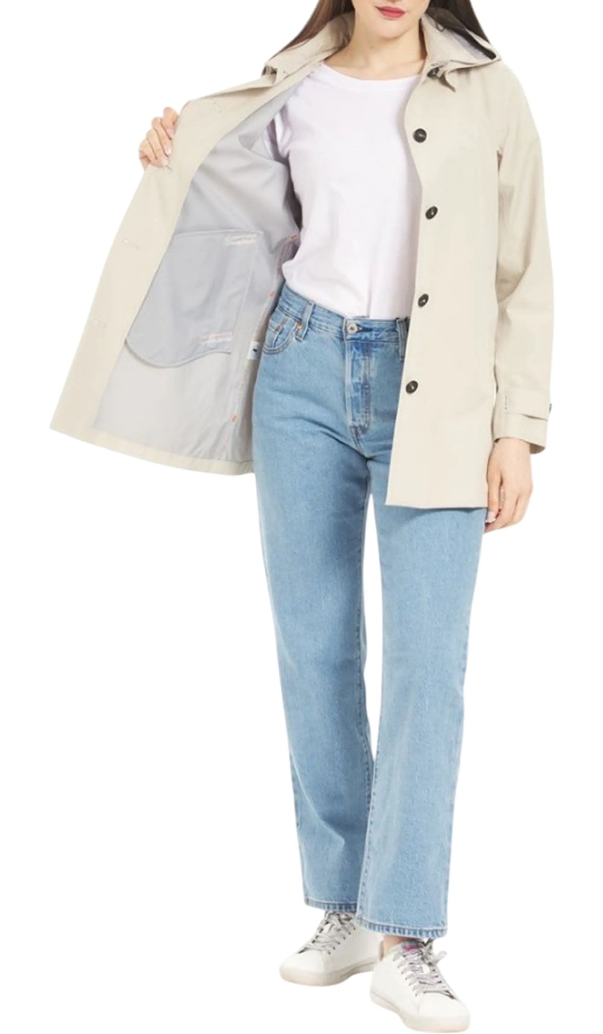 Save The Duck B'Trench April' Beige D42250Wgrin22 175679