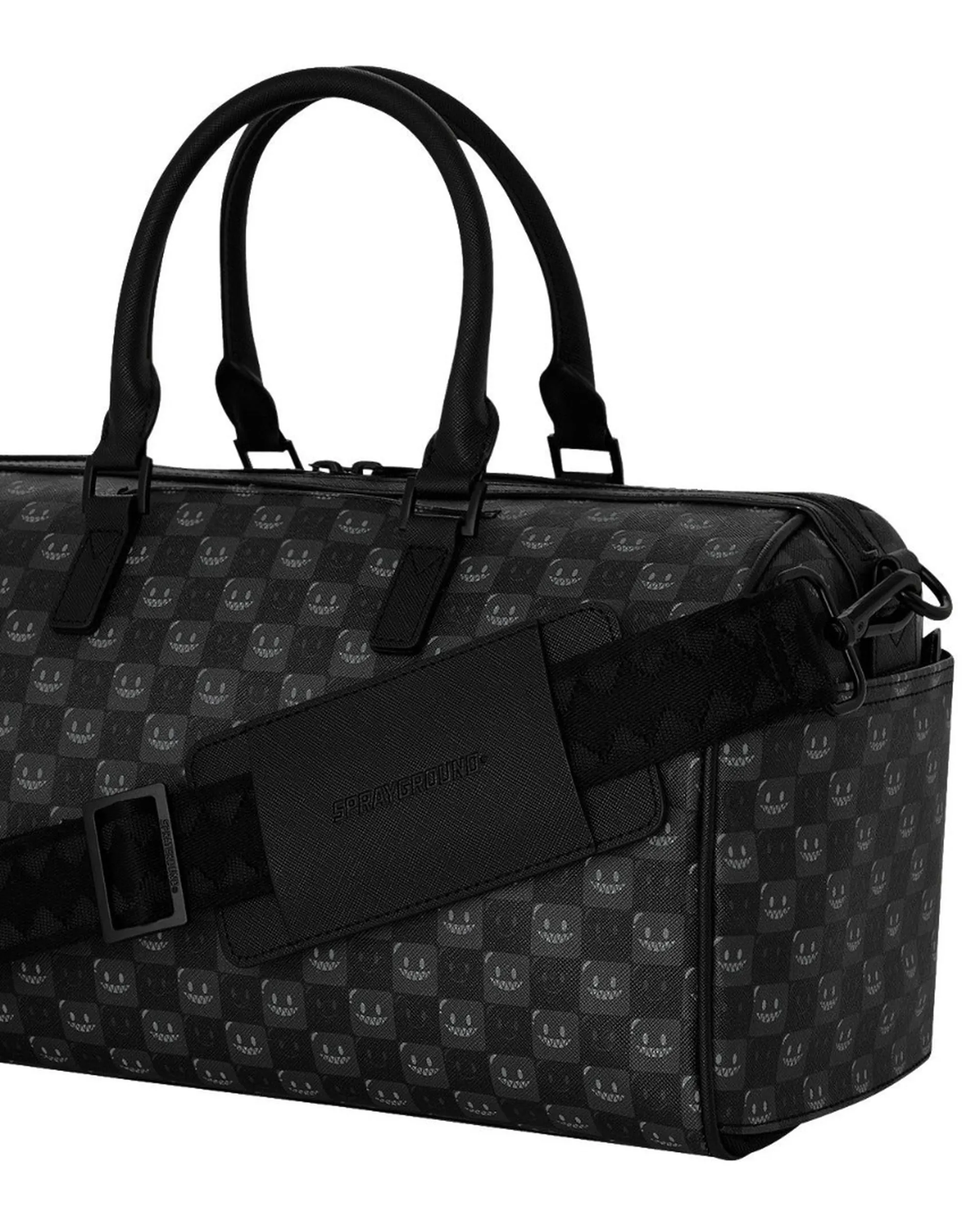 Sprayground B'Sharks In Paris Wtf Bubbly Black Check Mini Duffle' Black 910D9313Nsz 188762