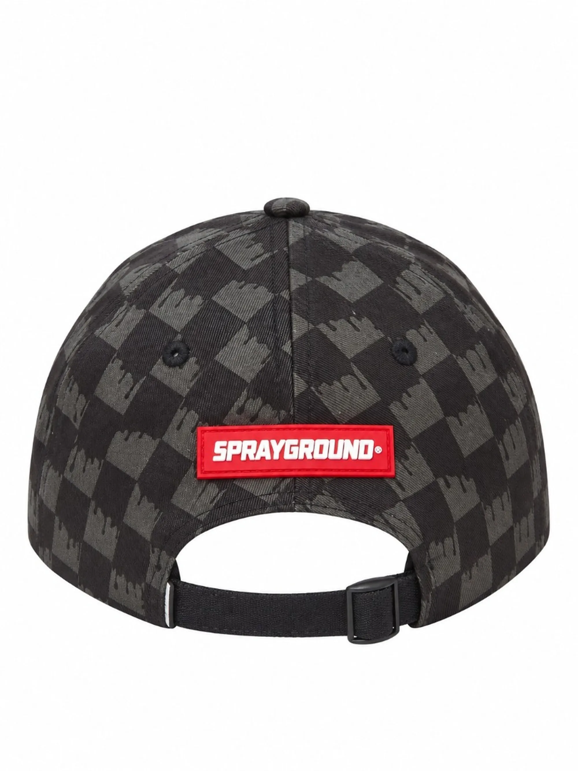 Sprayground B'Drip Check Shark Cap' Grey Sp15058Grey 189314