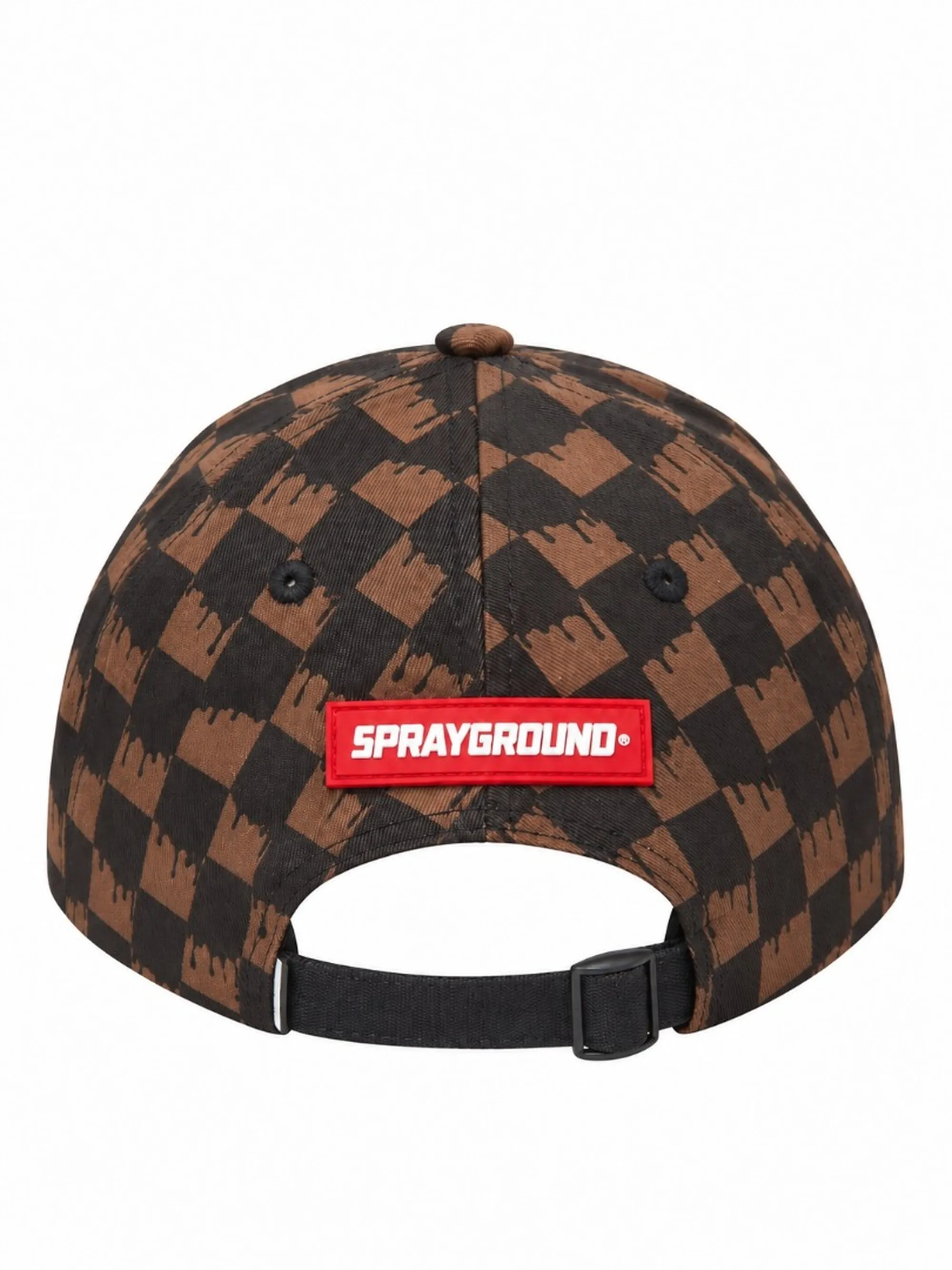 Sprayground B'Drip Check Shark Cap' Brown Sp15058Brwn 189328