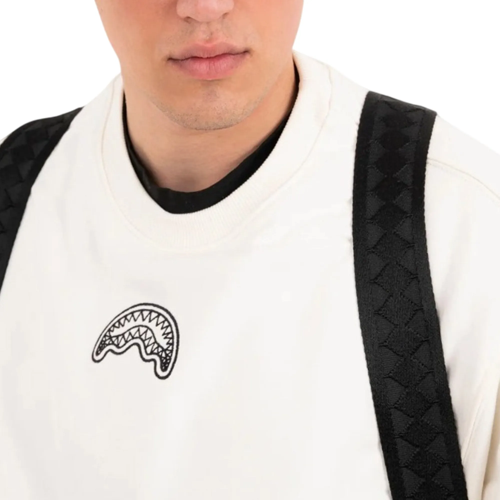 Sprayground B'All The Sprayground Regular Crewneck' Ivory Sp938Givo 188831