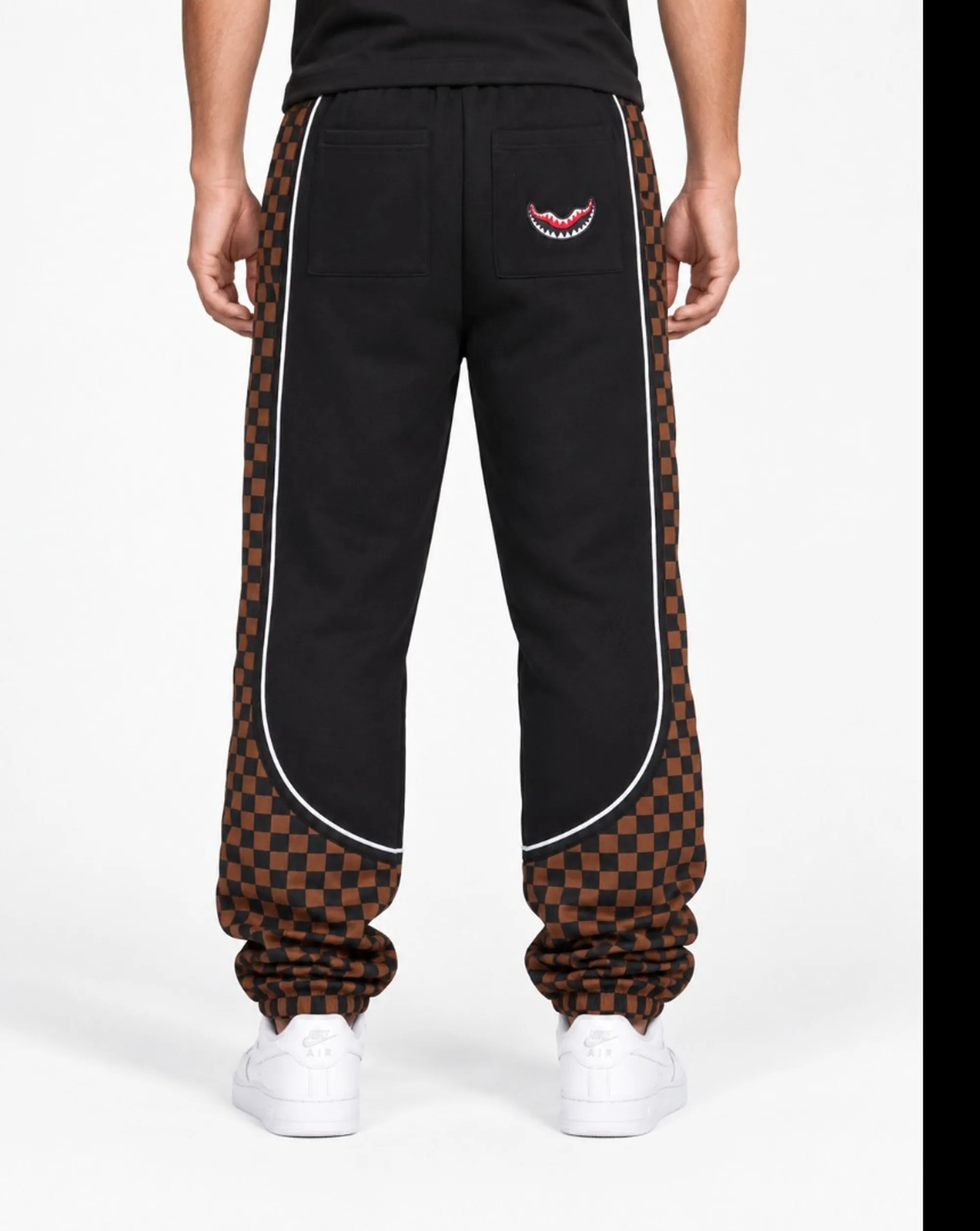 Sprayground Pantalone Checkered Contrast Over Nero Sp934G 189421