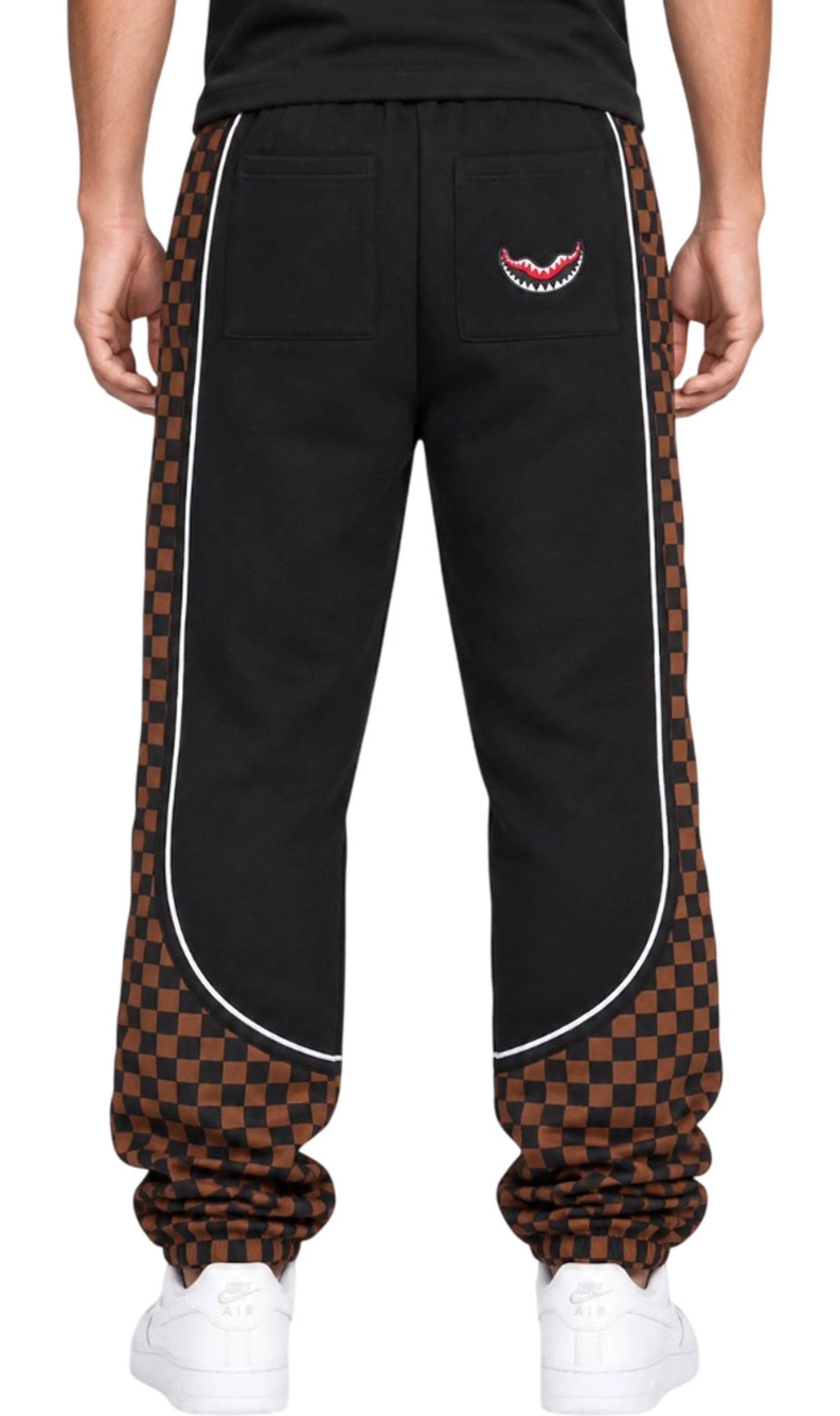 Sprayground B'Checkered Contrast Over Pants' Black Sp934G 190075