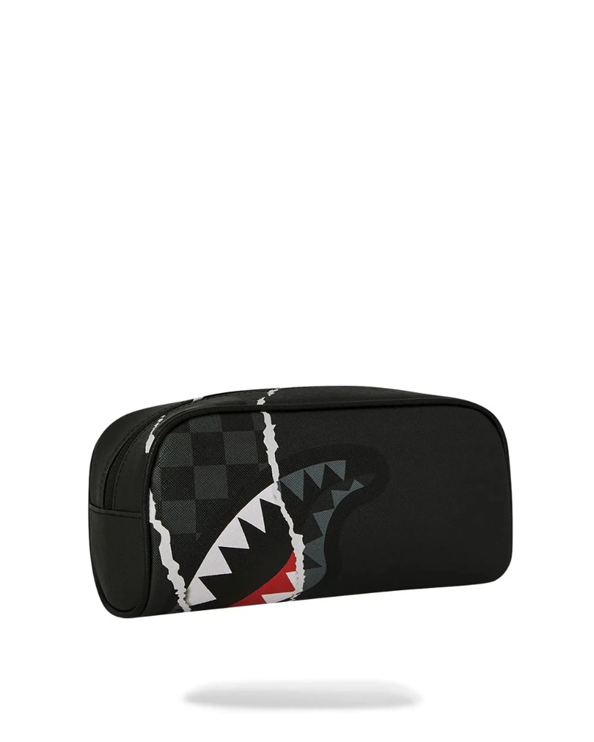 Sprayground B'Center Rip Revealing Gray Check Pouch' Black 910B9354Nsz 188765