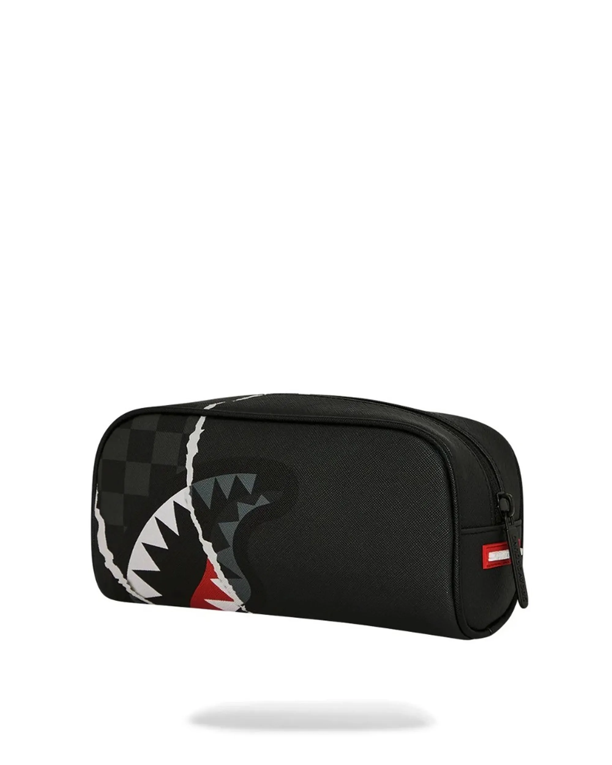 Sprayground B'Center Rip Revealing Gray Check Pouch' Black 910B9354Nsz 188766