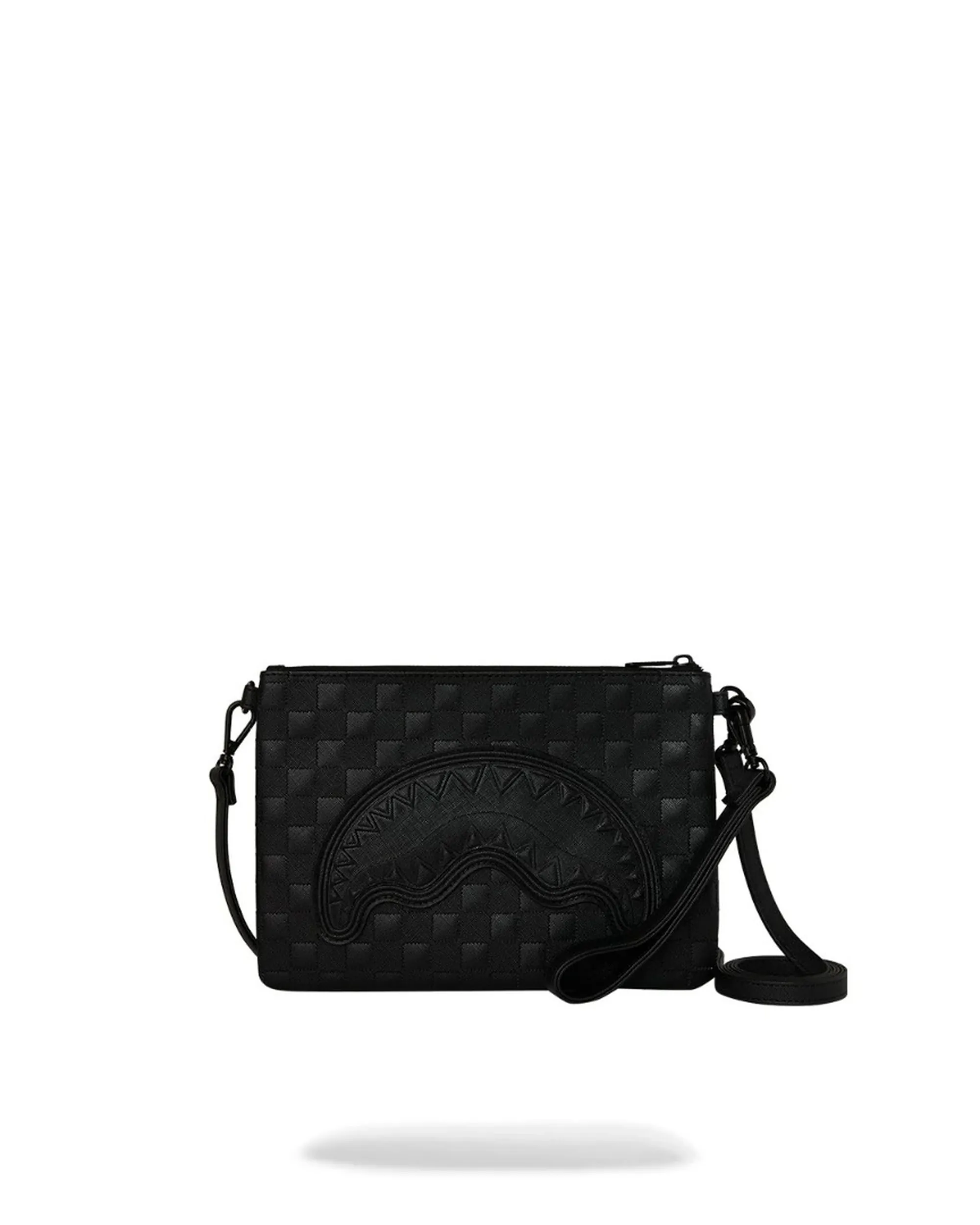 Sprayground B'Raised Check Crossover Clutch' Black 910B9508Nsz 188736