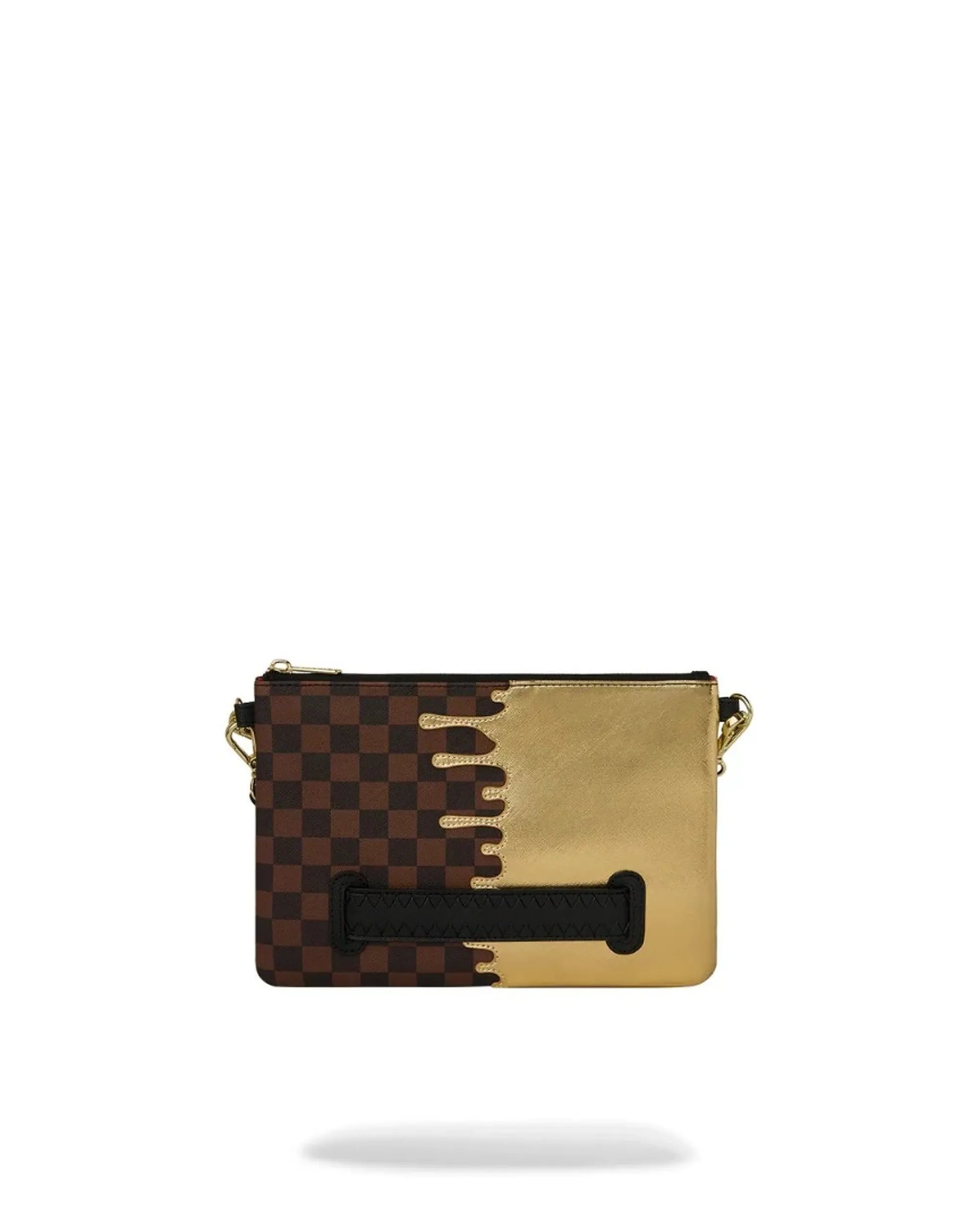 Sprayground B'Sharks In Paris Gold Drip Crossover Clutch' Brown 910B9344Nsz 188743