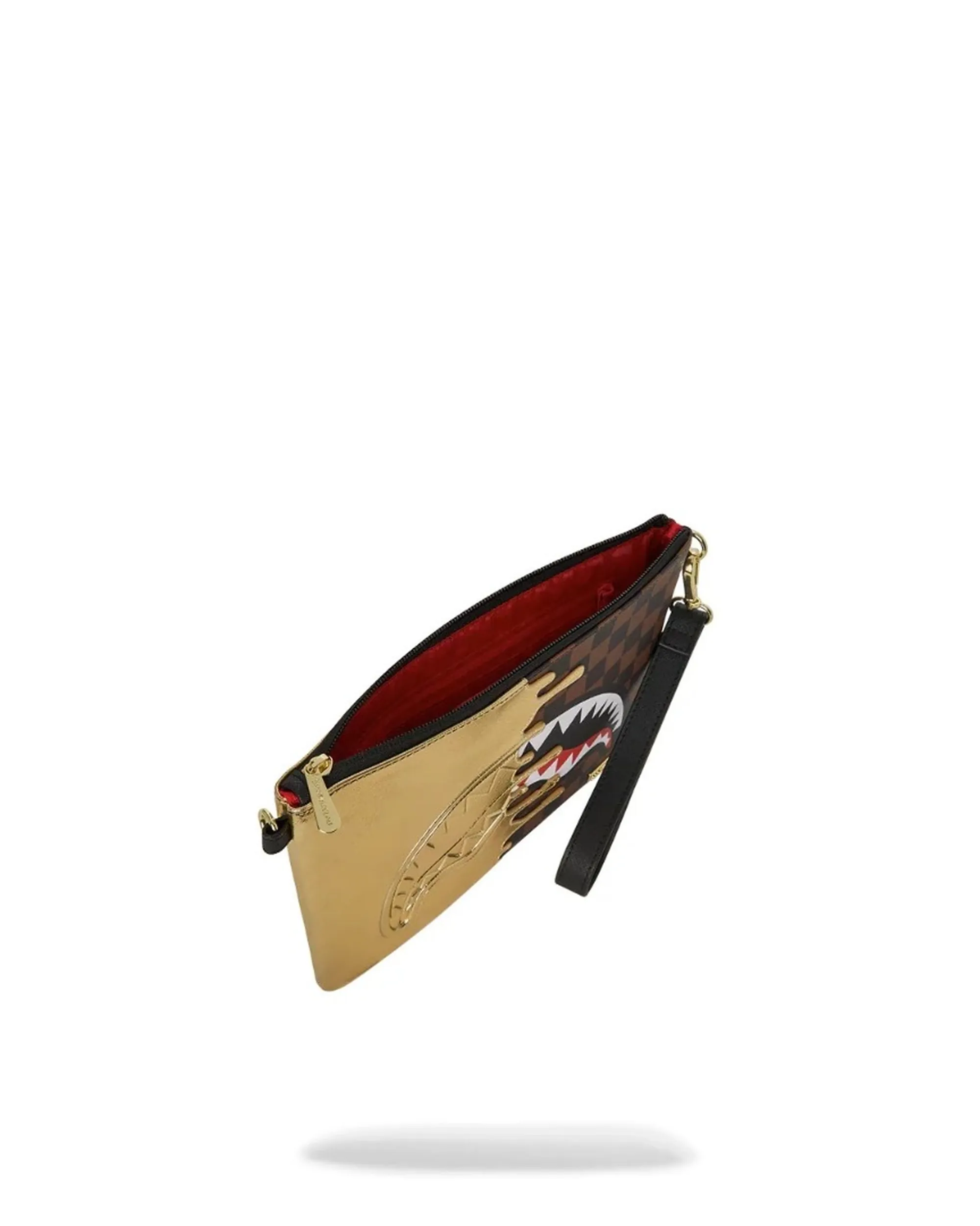 Sprayground B'Sharks In Paris Gold Drip Crossover Clutch' Brown 910B9344Nsz 188745