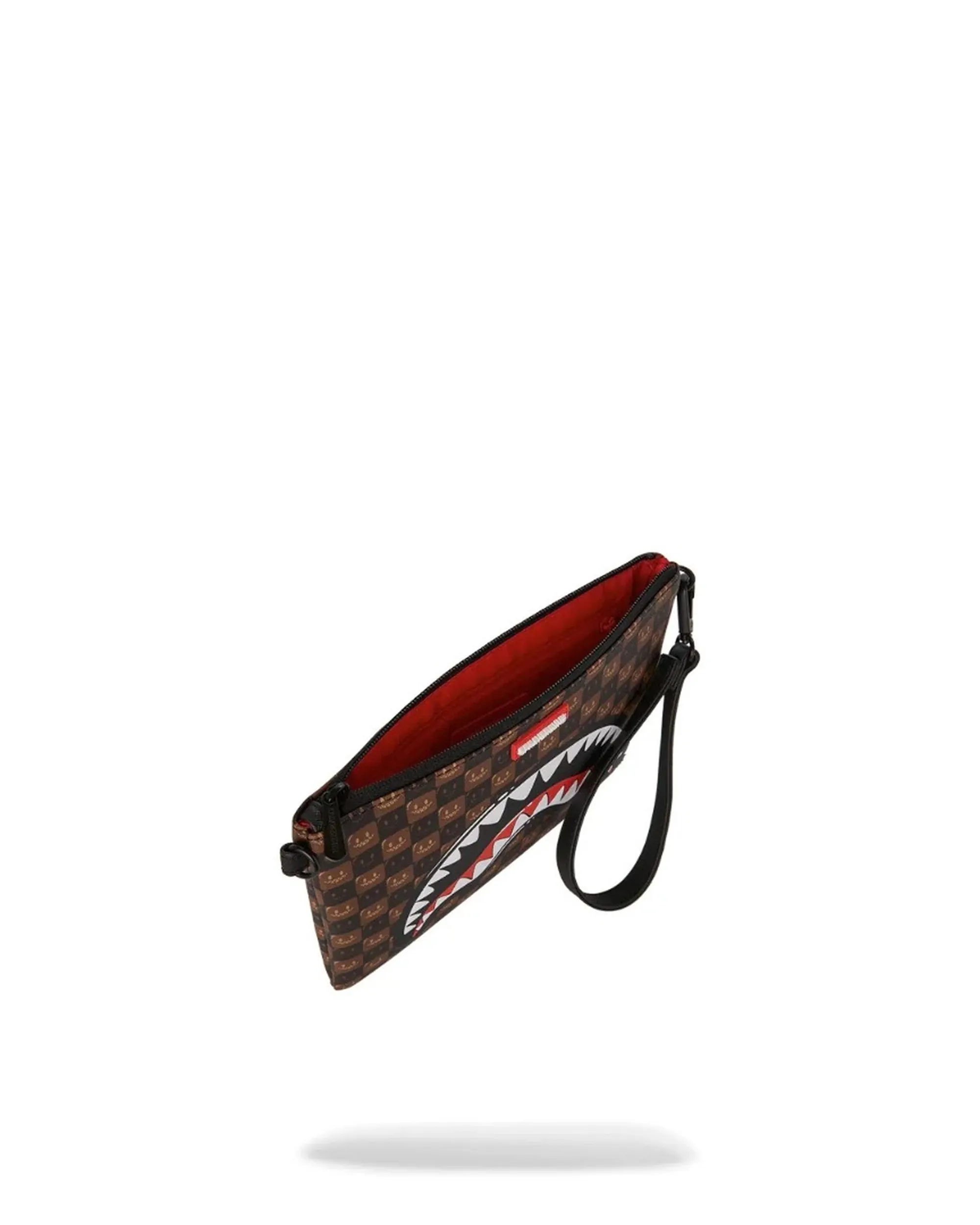 Sprayground B'Sharks In Paris Wtf Bubble Brown Check Crossover Clutch' Brown 910B9307Nsz 188773