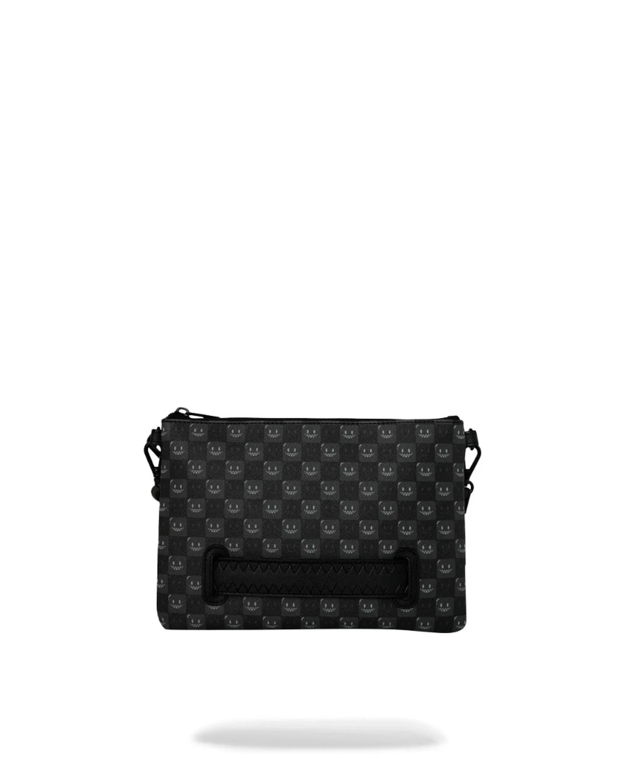 Sprayground Pochette Sharks In Paris Wtf Bubbly Black Check Nero 910B9318Nsz 188777