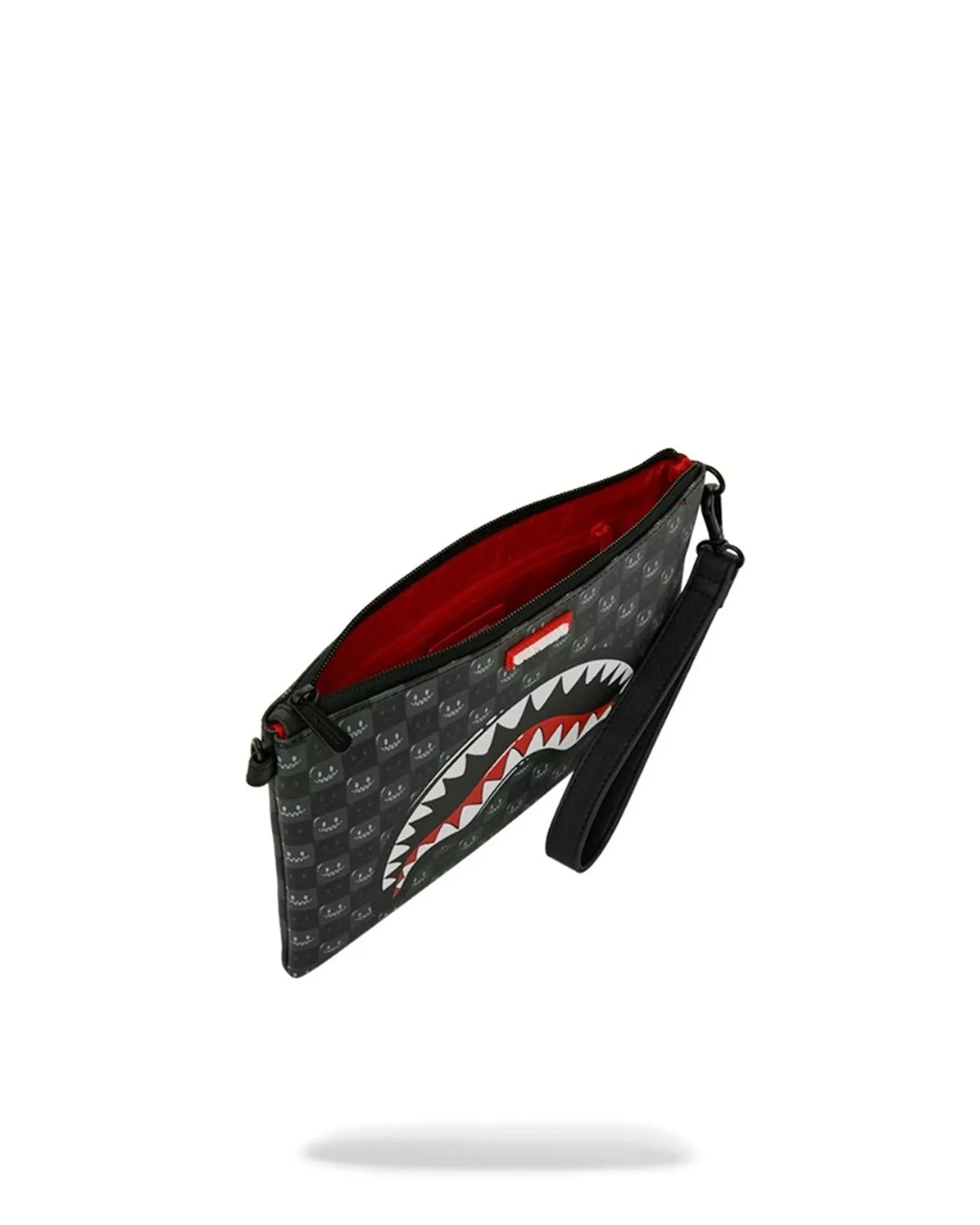 Sprayground Pochette Sharks In Paris Wtf Bubbly Black Check Nero 910B9318Nsz 188778