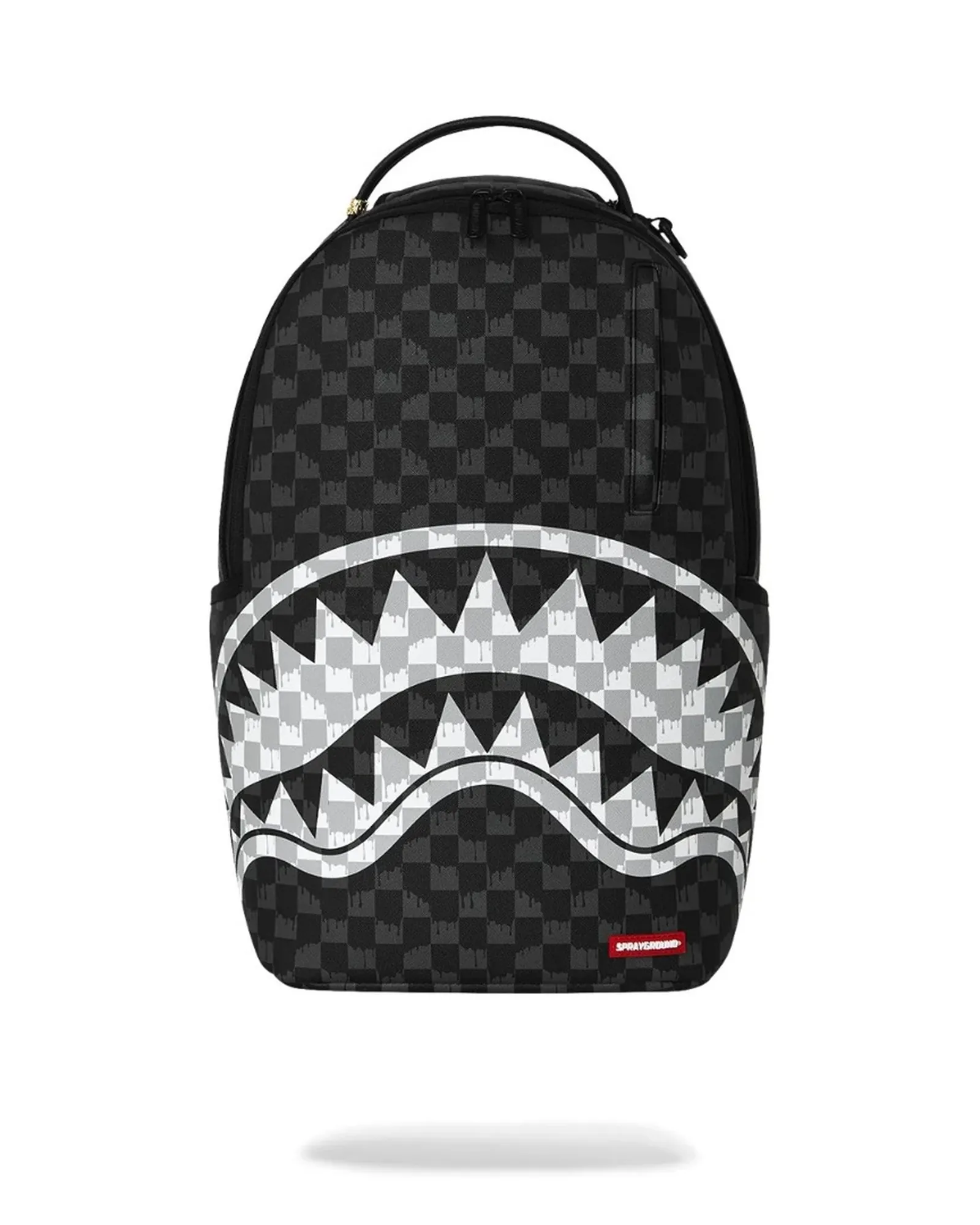 Sprayground Zaino Black And White Drip Check Shark Nero 910B8553Nsz 186367