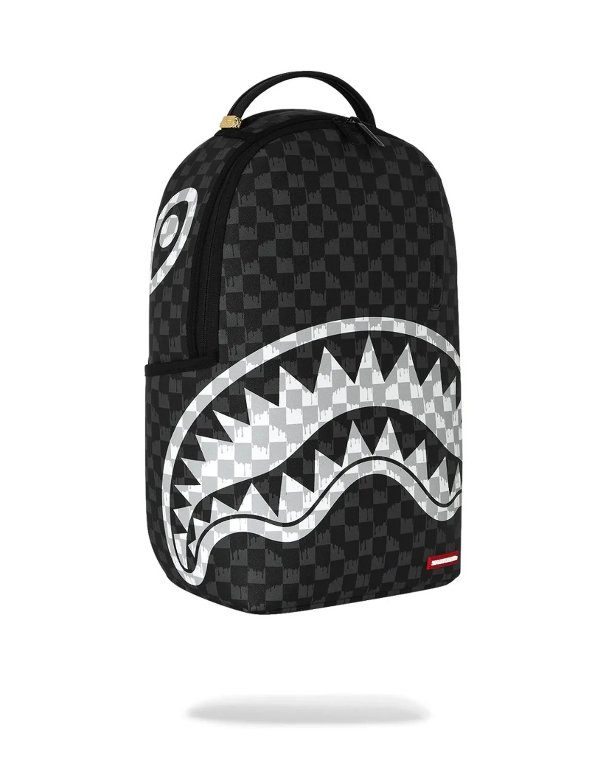 Sprayground Zaino Black And White Drip Check Shark Nero 910B8553Nsz 186368
