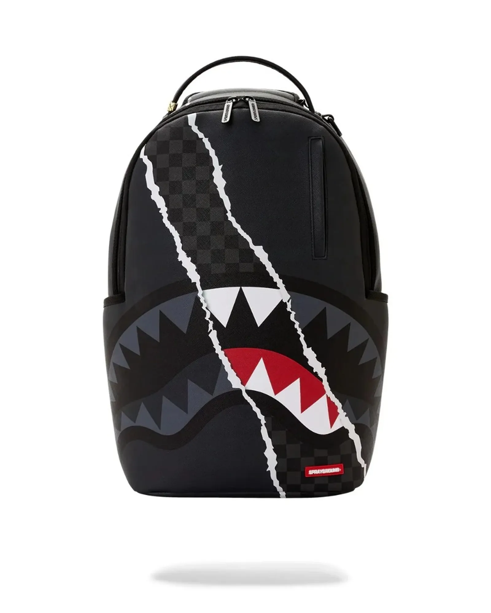 Sprayground Zaino Center Rip Revealing Gray Check Nero 910B8502Nsz 186325