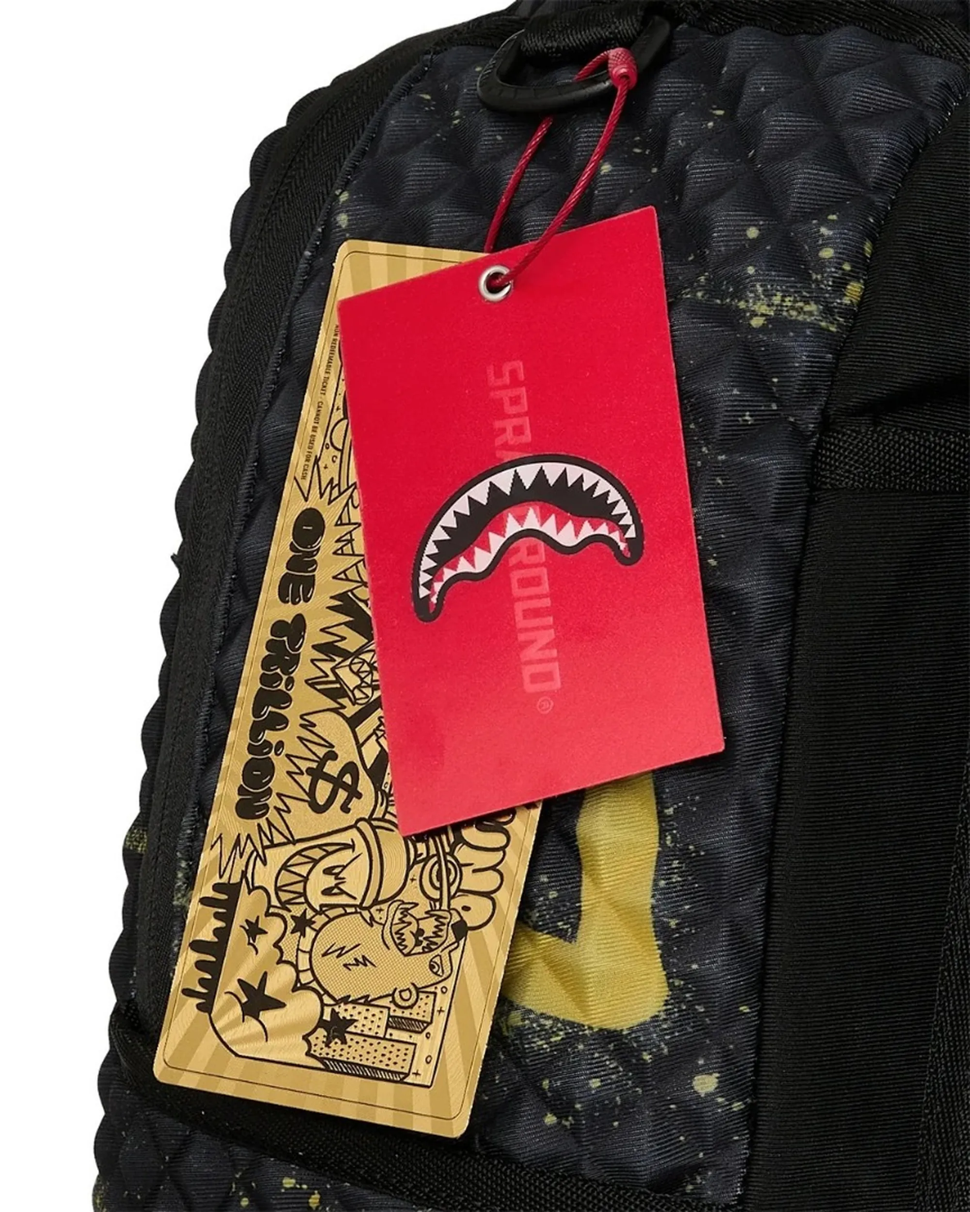 Sprayground B'Zaino Pyramid Stencil Shark' Black 910B9278Nsz 188274
