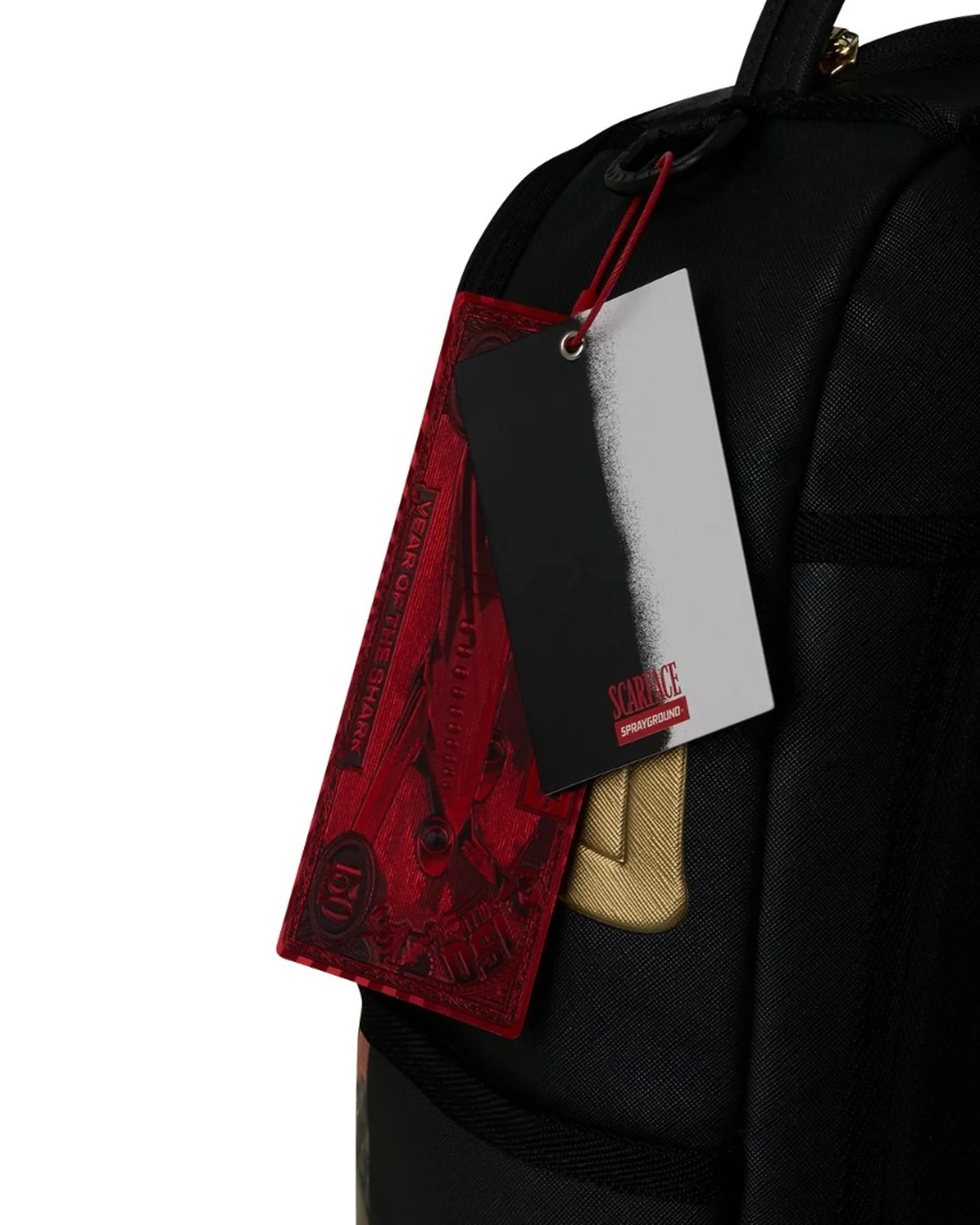 Sprayground Zaino Scarface Gold Embossed Nero 910B9555Nsz 186359