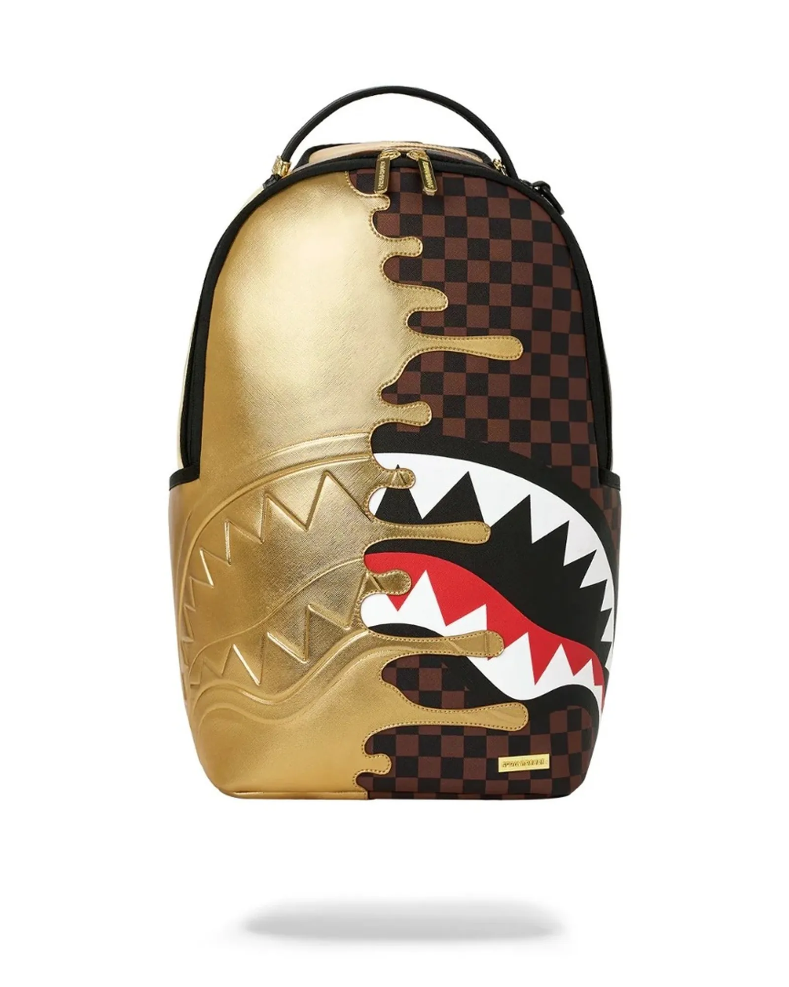 Sprayground Zaino Sharks In Paris Gold Drip Marrone 910B9250Nsz 186331