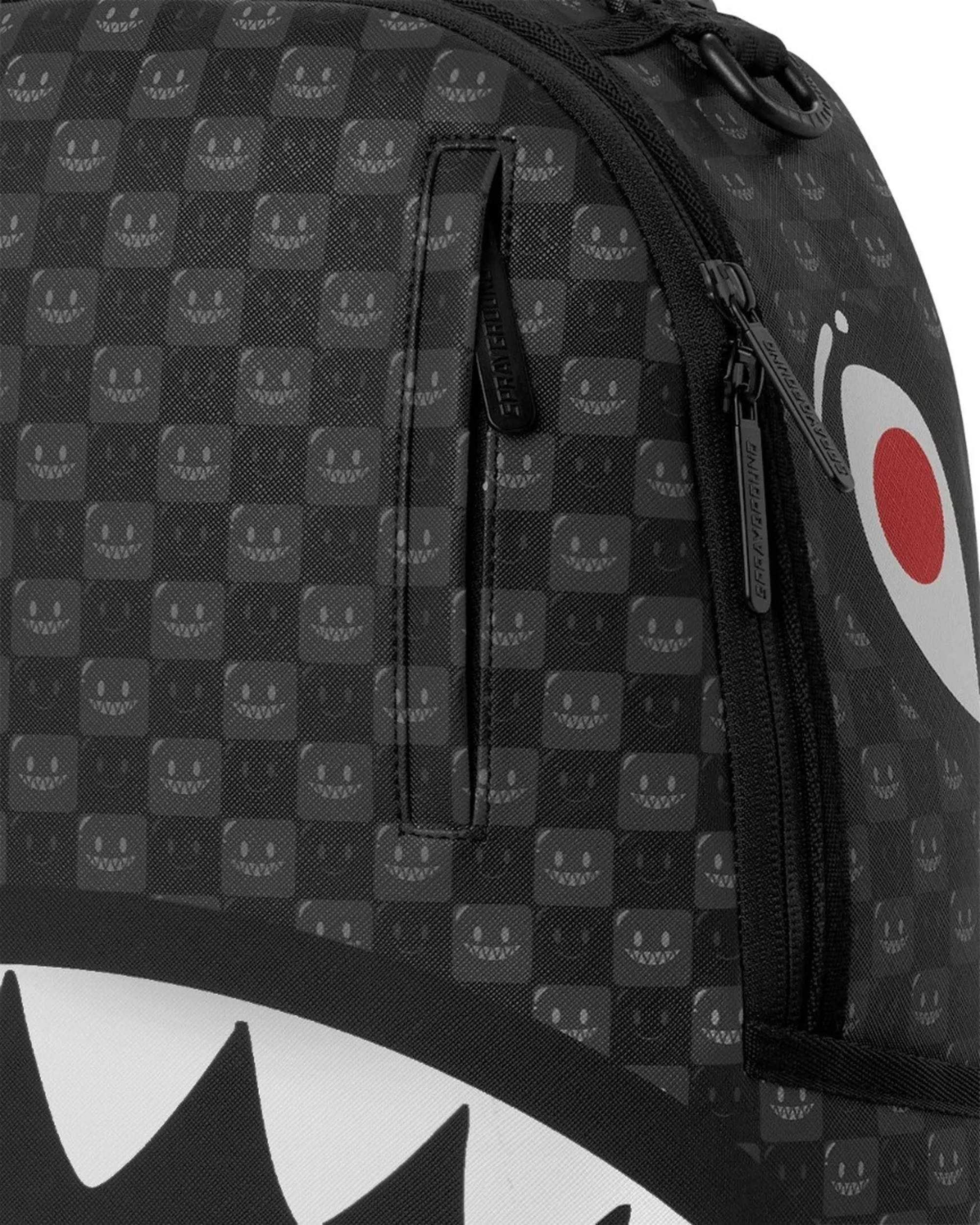 Sprayground Zaino Sharks In Paris Wtf Bubbly Black Check Nero 910B8633Nsz 186323
