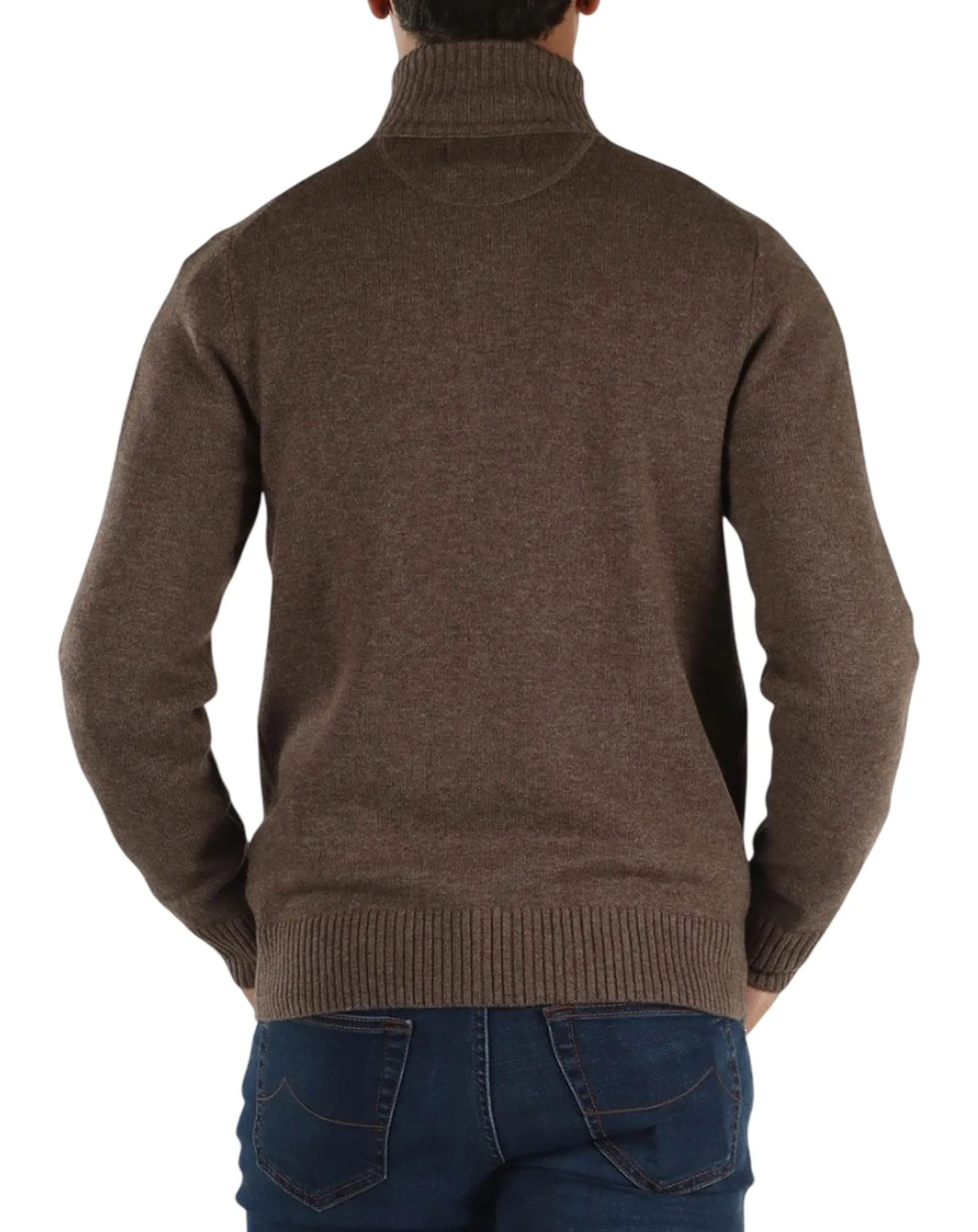Sun 68 B'Cardigan Buttons Warm Wool' Turtledove K46113 196130