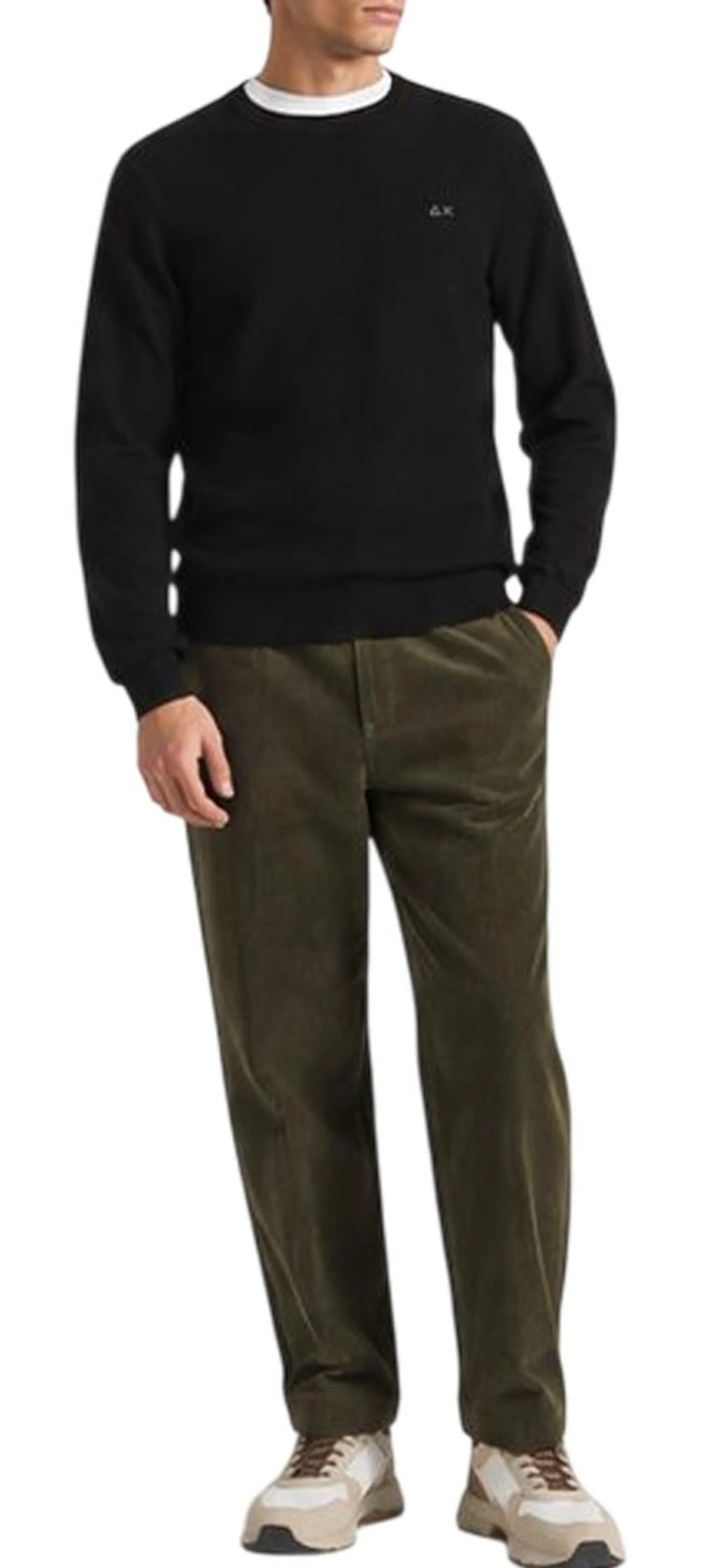 Sun 68 B'Basic Sweater' Black K46101 201904